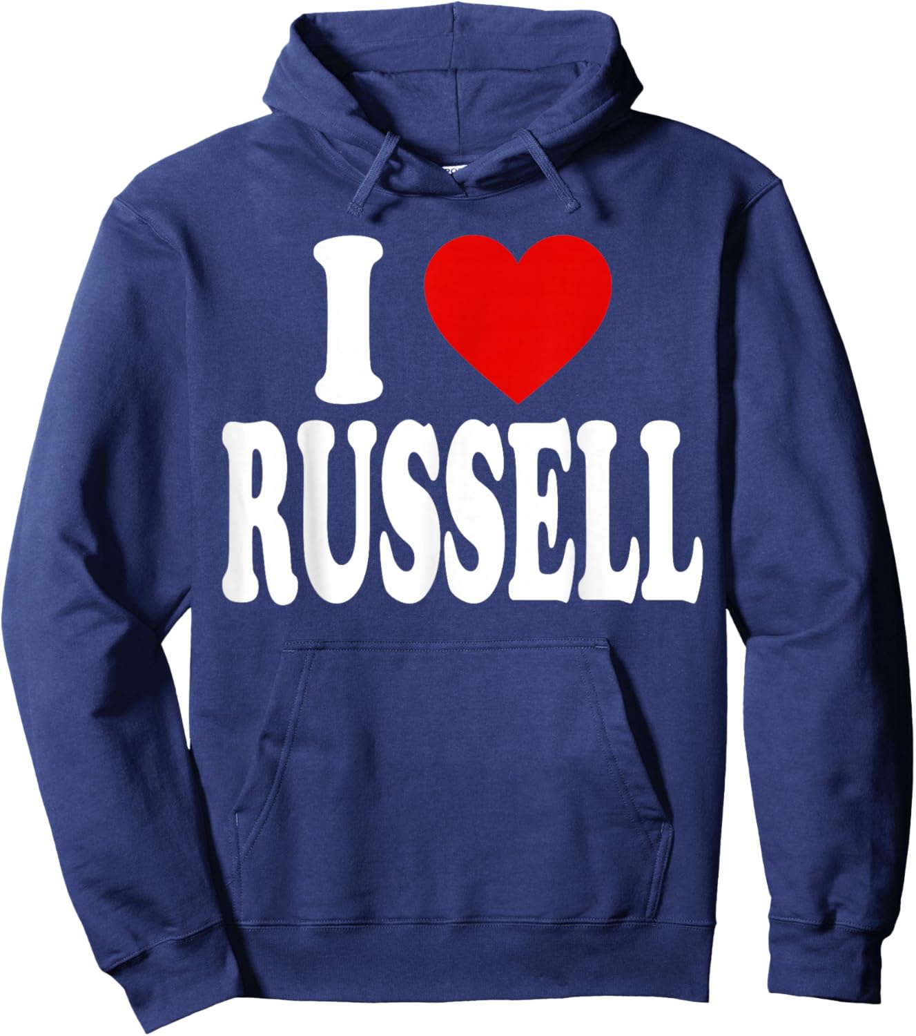 I Heart Love Russell Hoodie - Hoodie | Navy