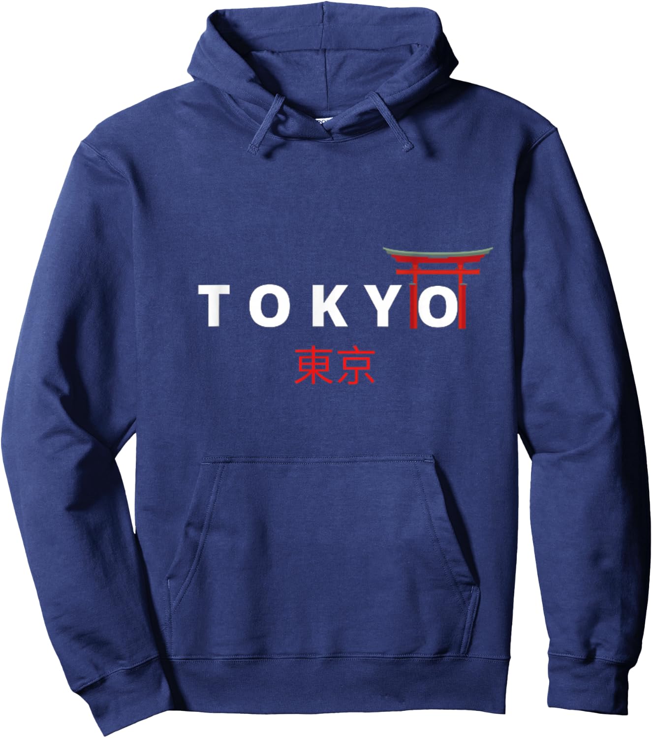 Tokyo Japanese Fonts, Kanji,Japan Desing Hoodie - Hoodie | Navy