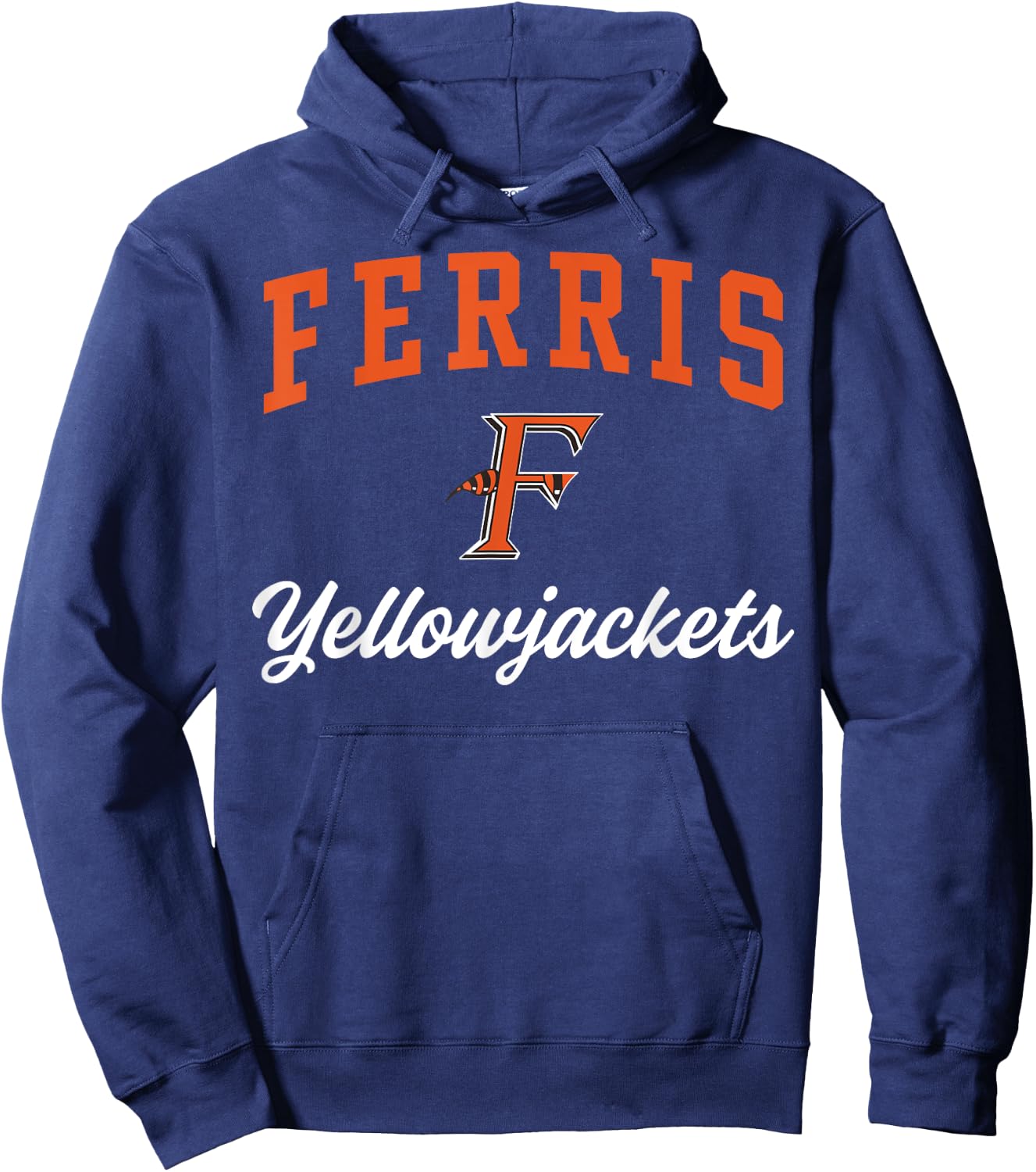 Ferris High School Yellowjackets C3 Hoodie - Hoodie | Navy