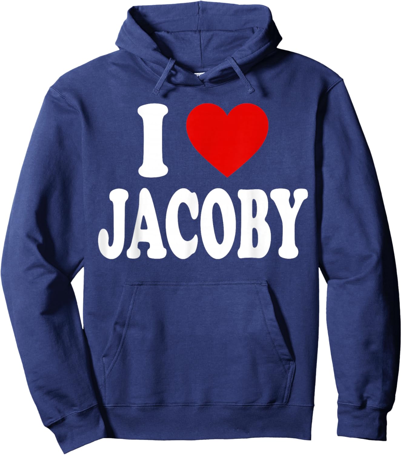 I Heart Love Jacoby Hoodie - Hoodie | Navy