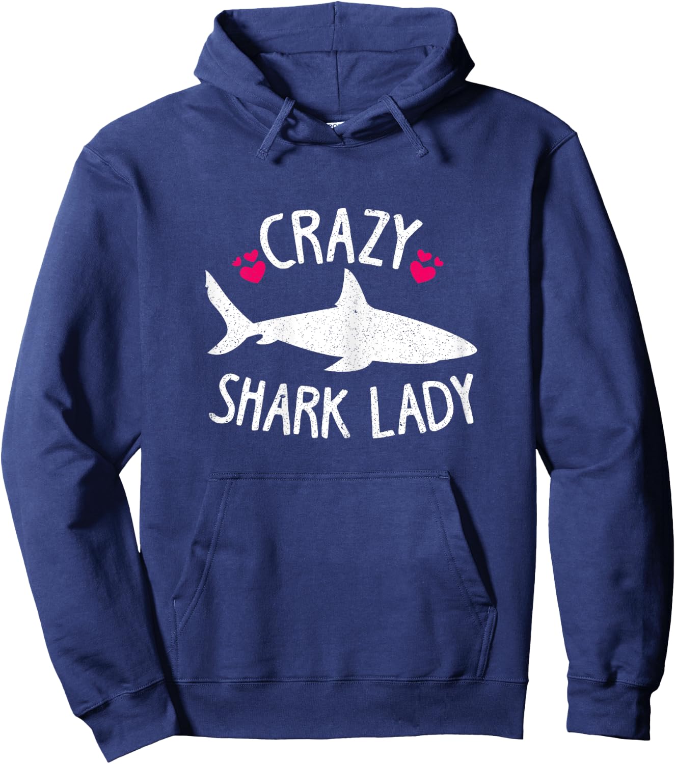 Shark Lady Week Of The Shark Wife Gift Hoodie - Hoodie | Navy
