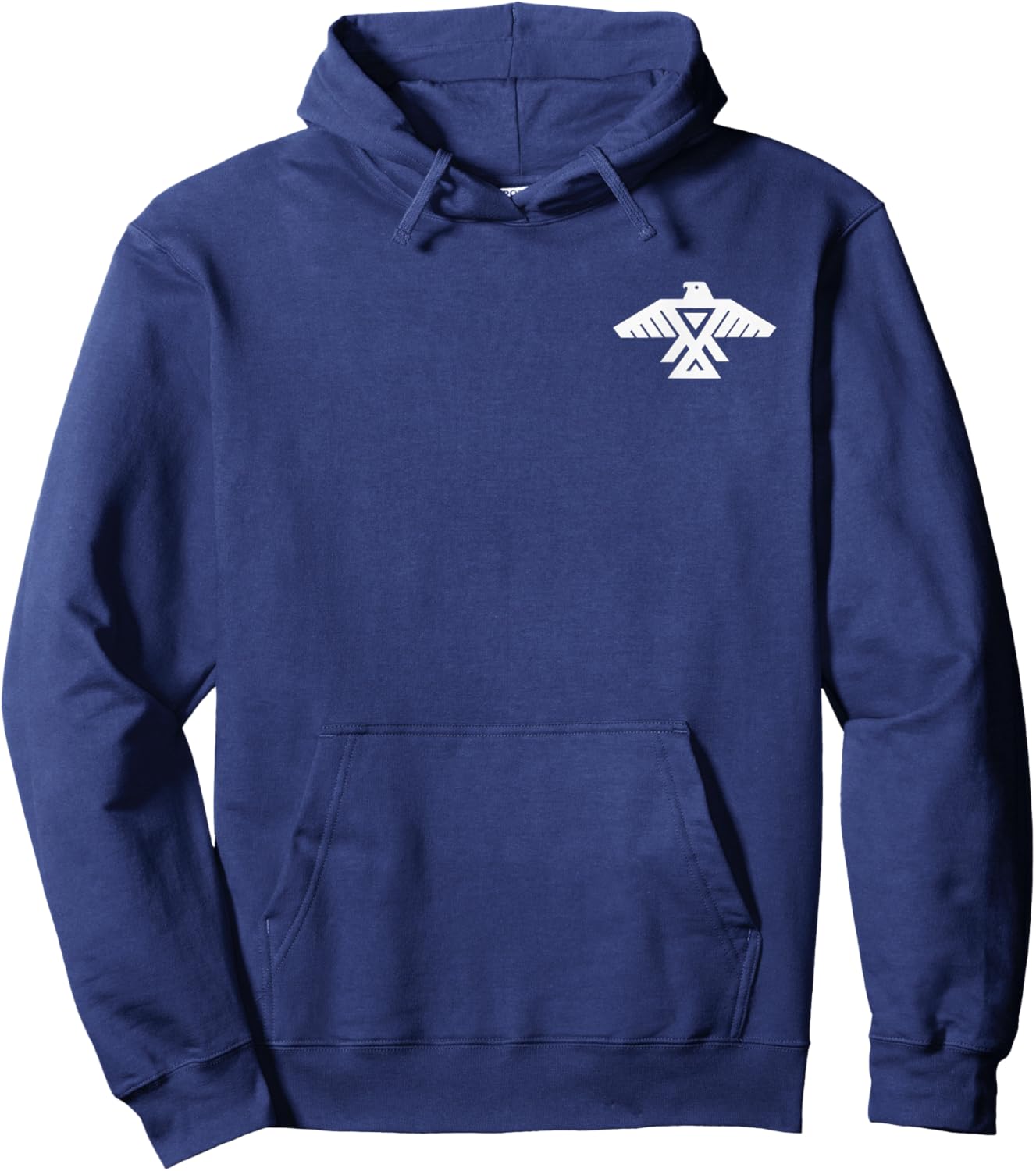 Anishinaabe Thunderbird Flag Symbol Anishinabe Hoodie - Hoodie | Navy