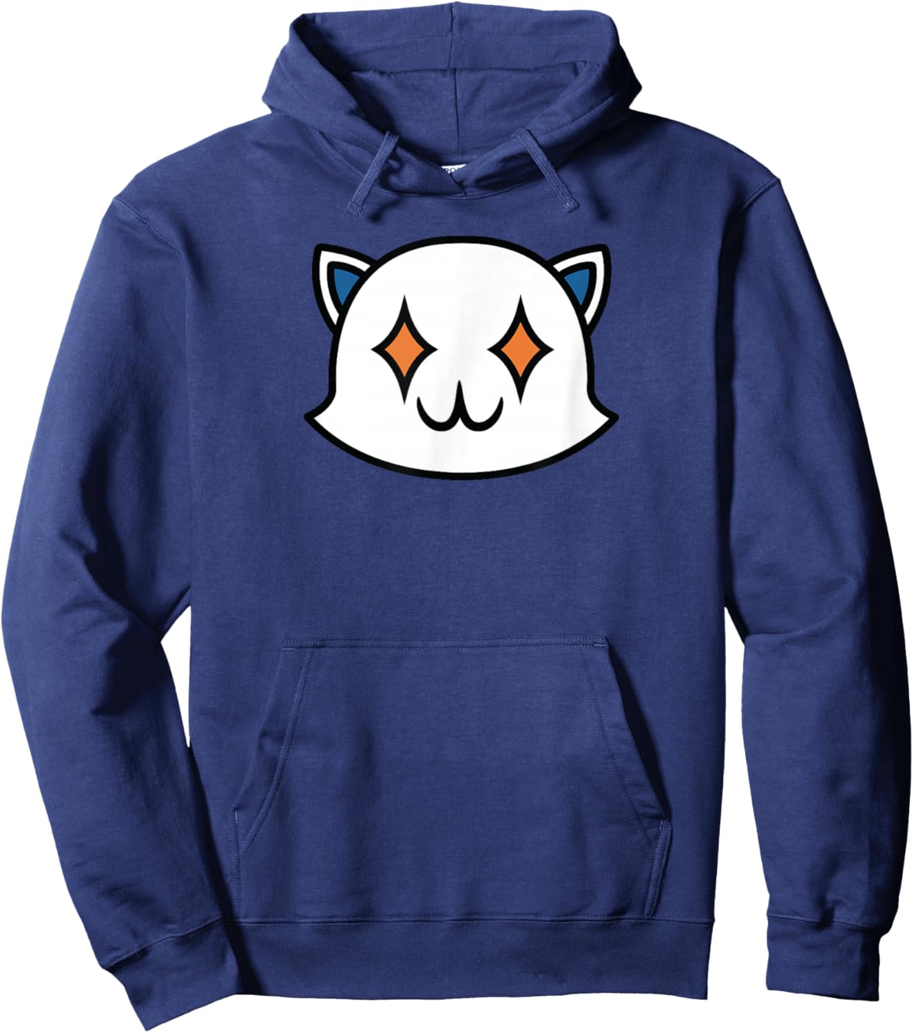 Fortnite Ghost Meowscles Cute Center Icon Hoodie - Hoodie | Navy