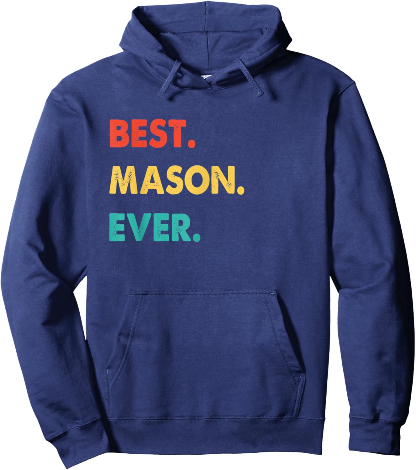 Retro Best Mason Ever Hoodie - Hoodie | Navy