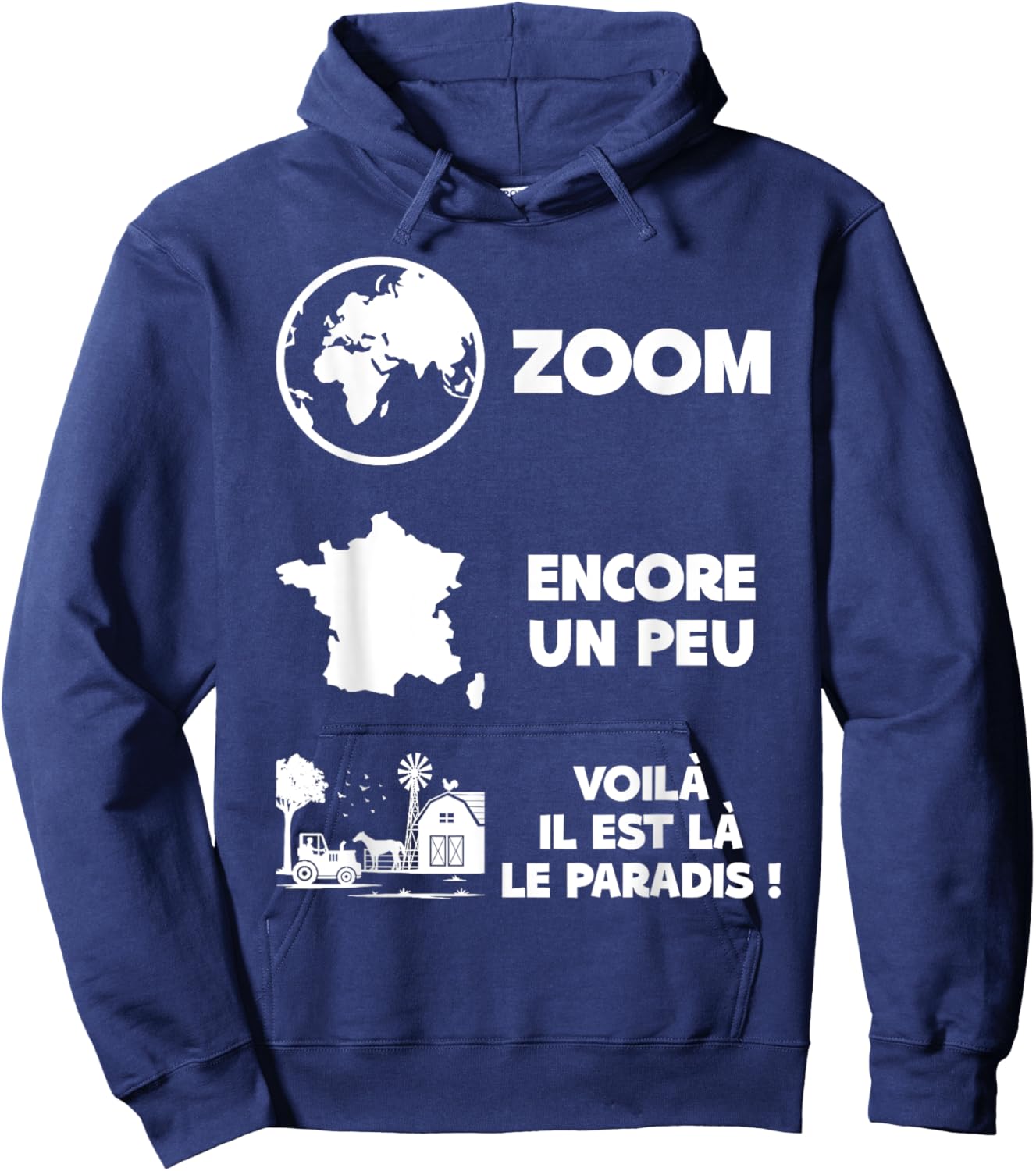 Humour Farm Farm Countryside Nature Rural Hoodie - Hoodie | Navy