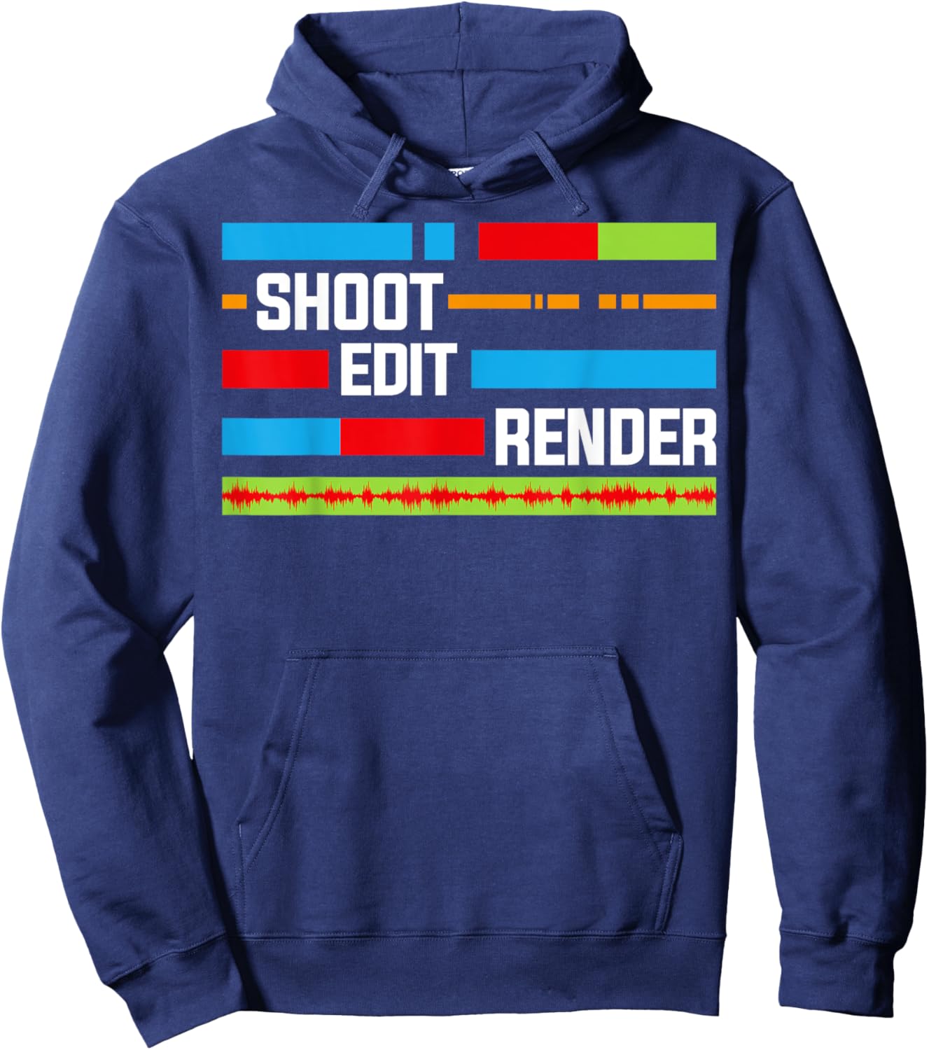 Funny Video Editing Videographer Filmmaker Hoodie - Hoodie | Navy