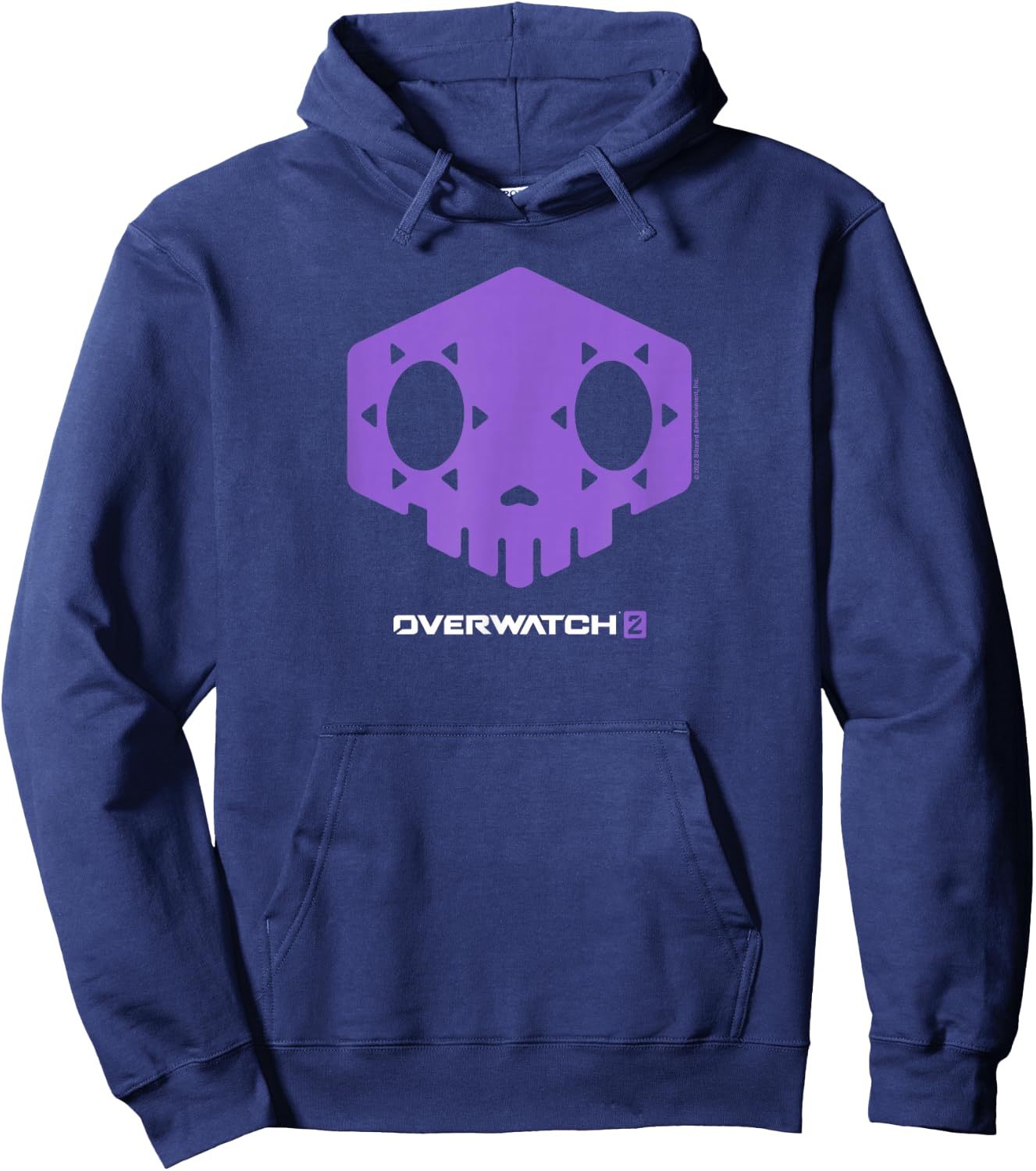 Overwatch 2 Sombra Icon Logo Hoodie - Hoodie | Navy
