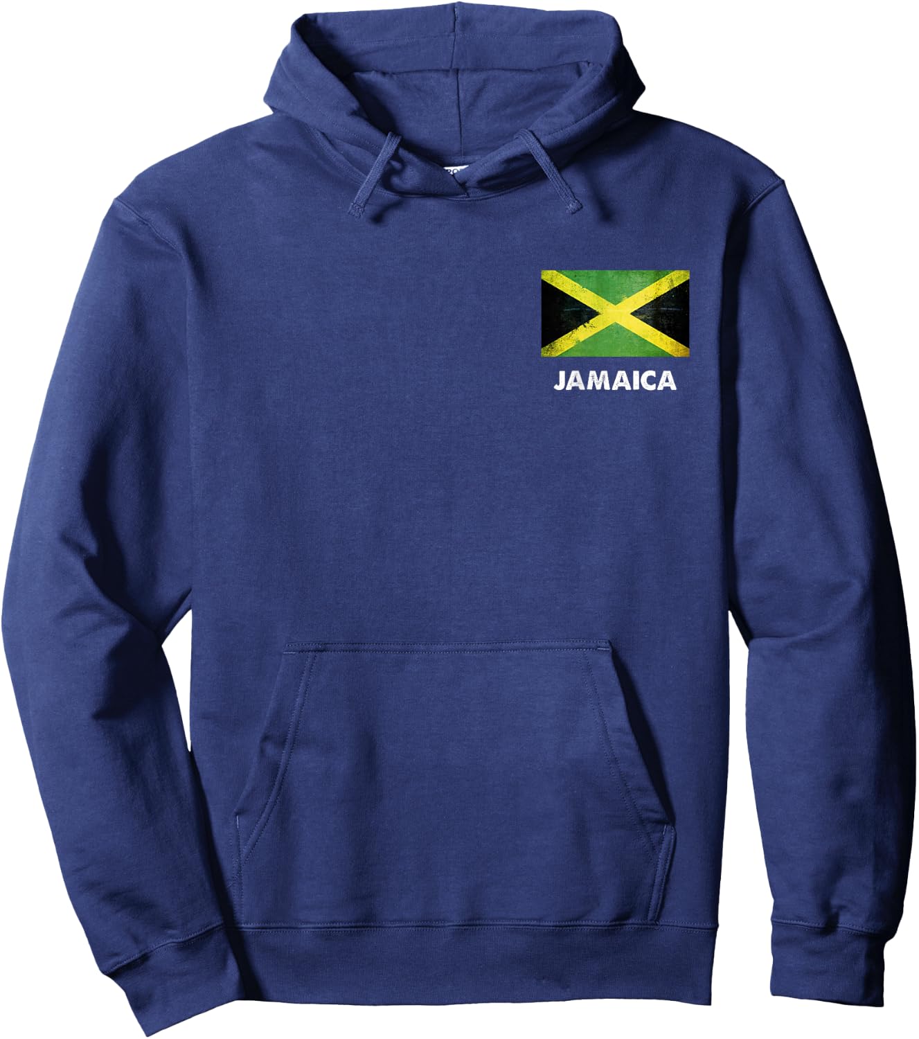 Jamaica Flag Jersey | Jamaican Hoodie - Hoodie | Navy