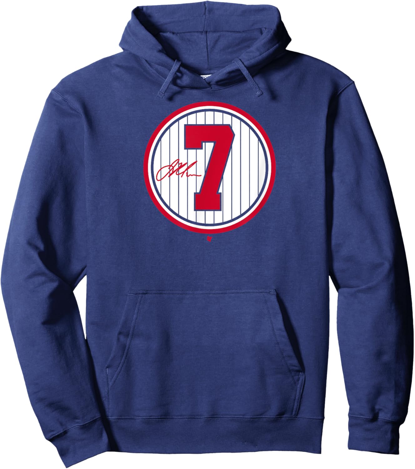 Joe Mauer - 7 - Minnesota Baseball Hoodie - Hoodie | Navy