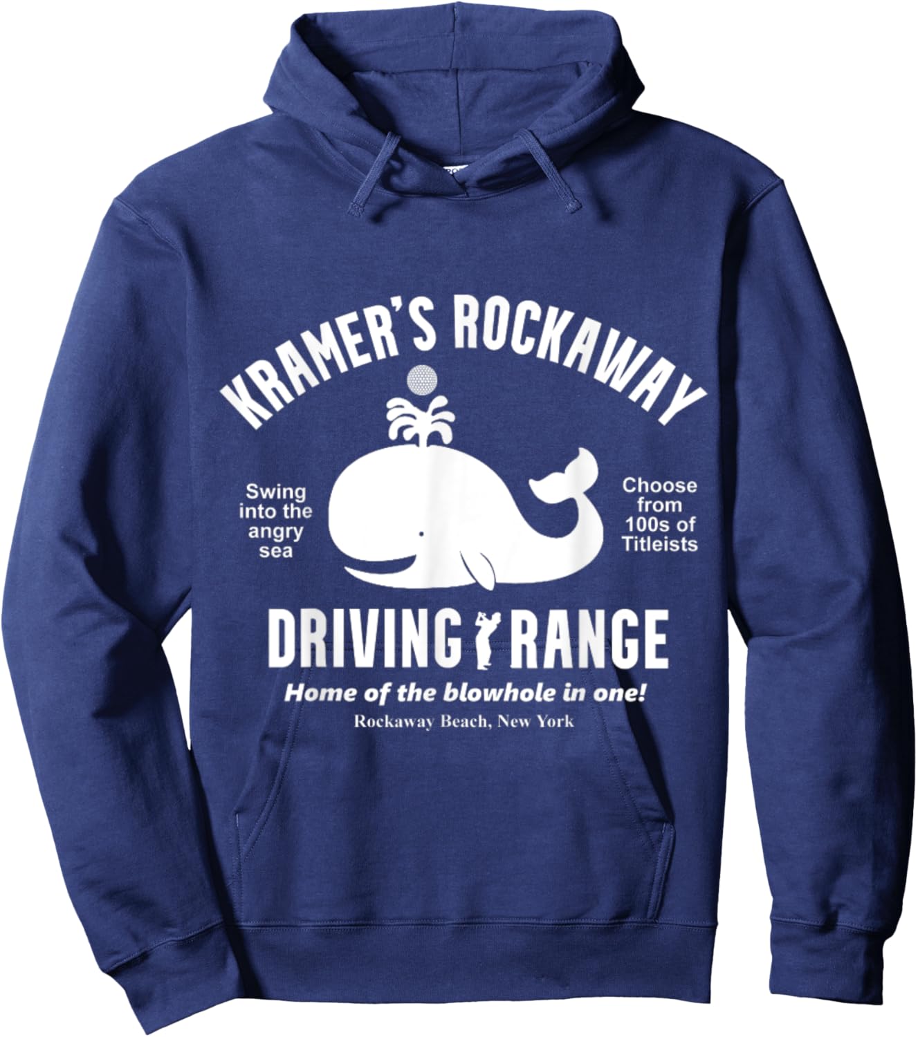 Funny Kramer's Rockaways Driving Range Golfing Hoodie - Hoodie | Navy