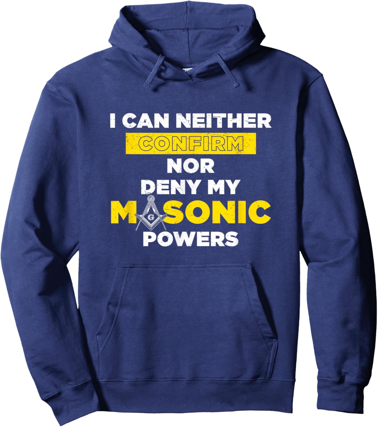 Freemasonry Masonic Powers Proud Masonic Hoodie - Hoodie | Navy