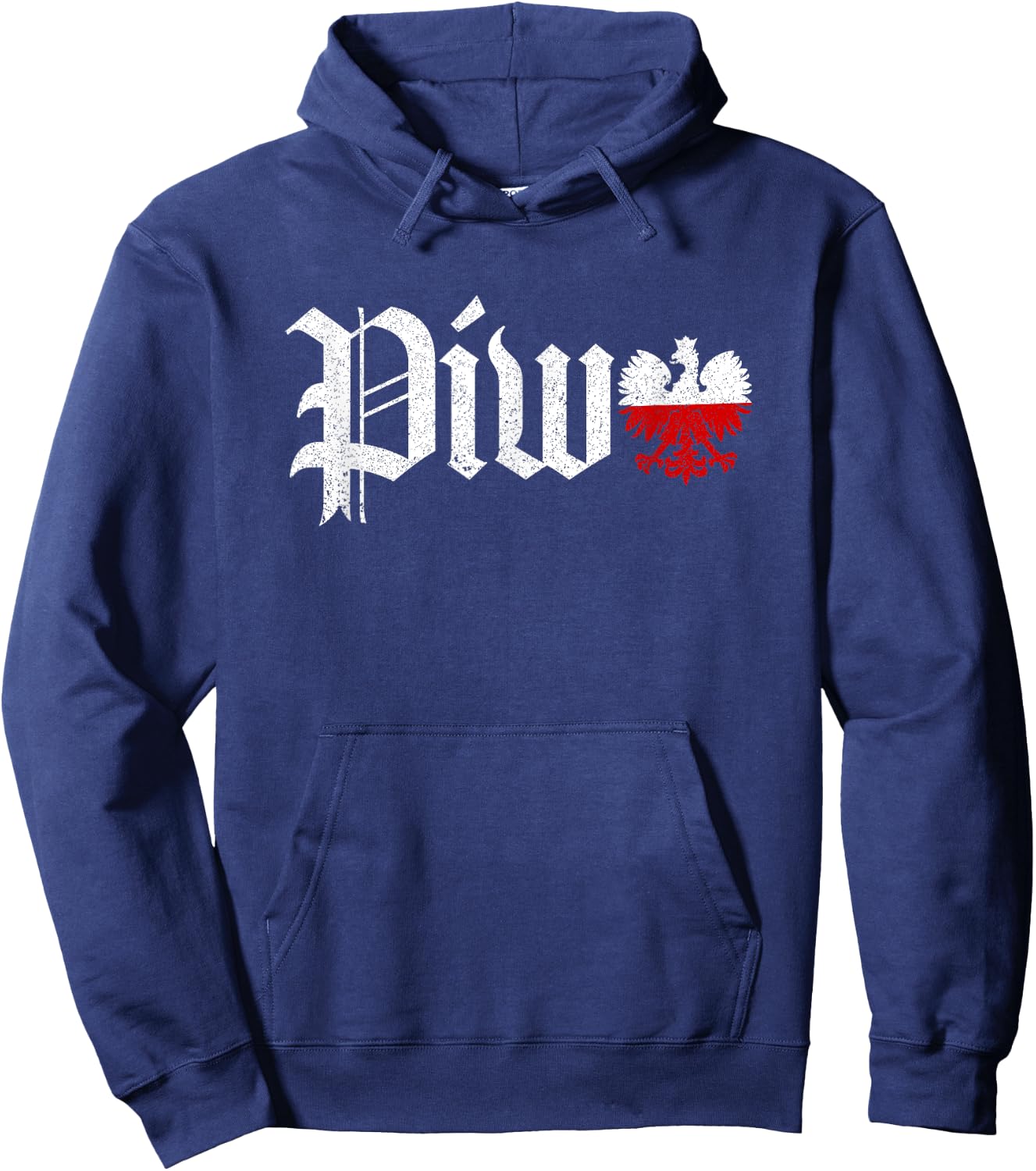Polska Piwo Polish Beer Hoodie - Hoodie | Navy