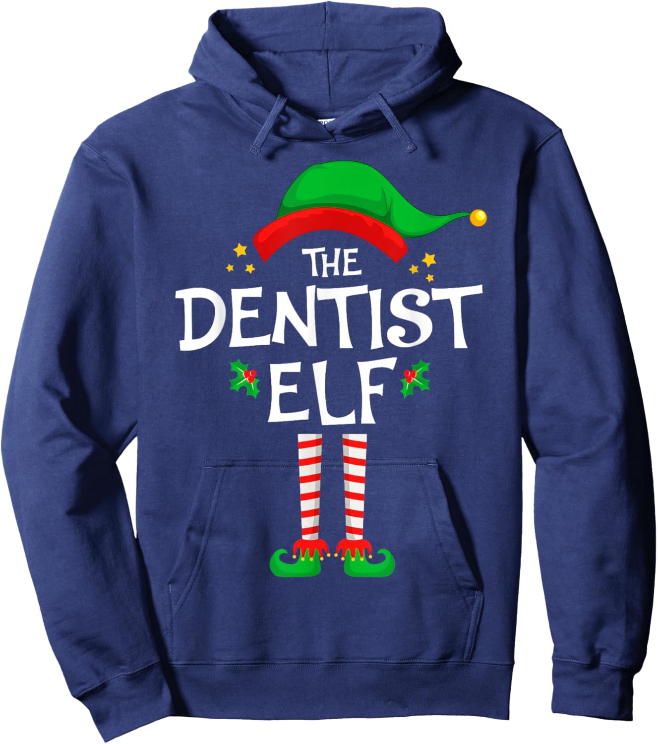 The Dentist Elf Christmas Family Matching Group Hoodie - Hoodie | Navy
