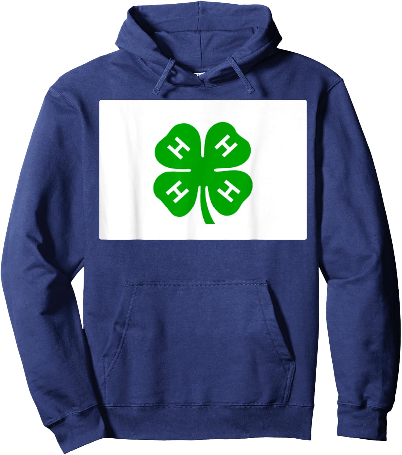 Four H Clubs Flag Hoodie - Hoodie | Navy