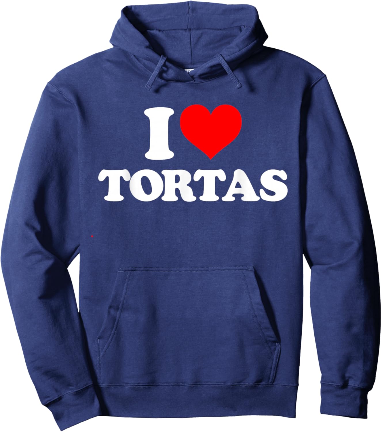I Love Tortas - I Heart Tortas Hoodie - Hoodie | Navy