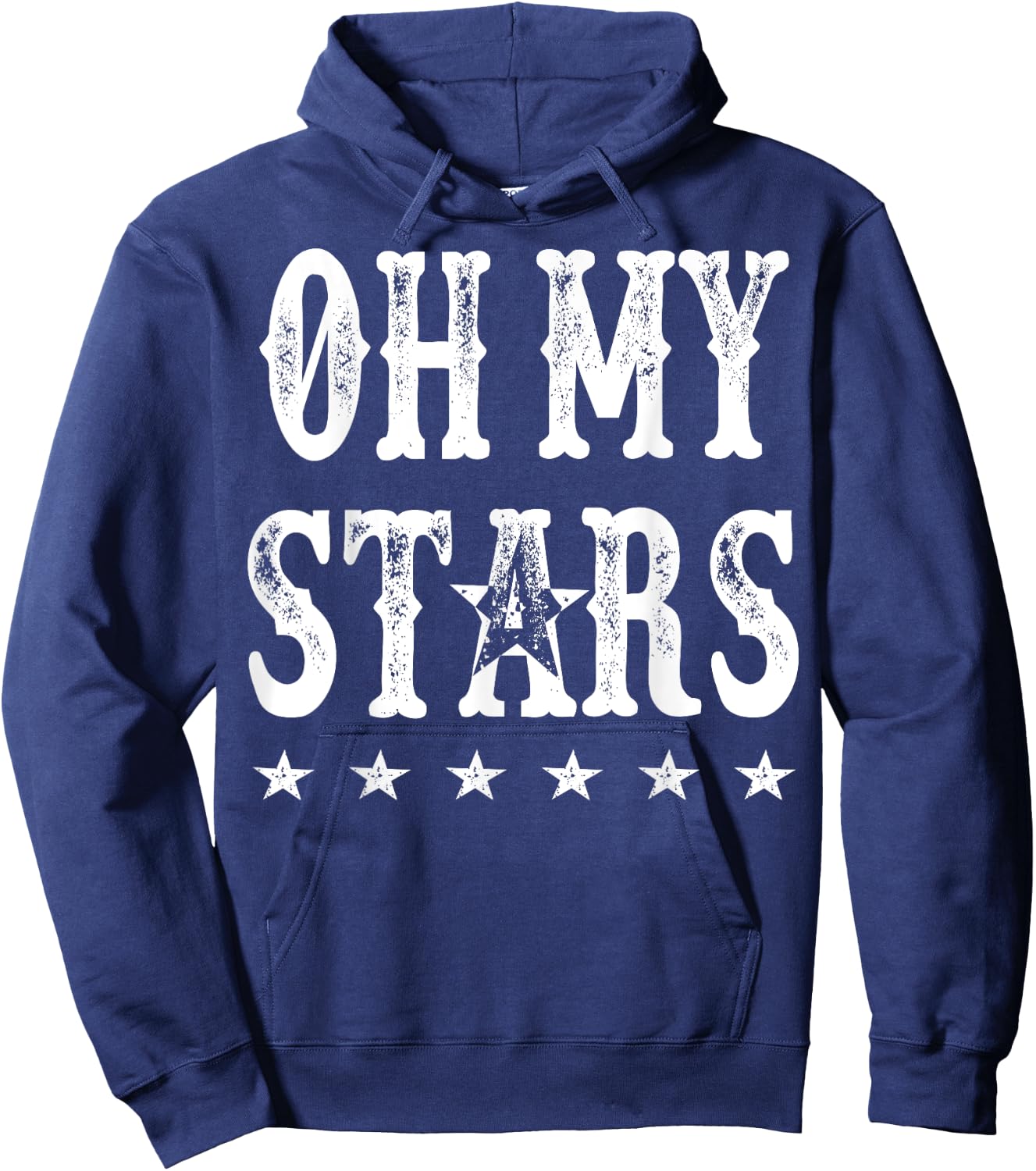 Oh My Stars 4th of July Patriotic Kids Men Hoodie - Hoodie | Navy