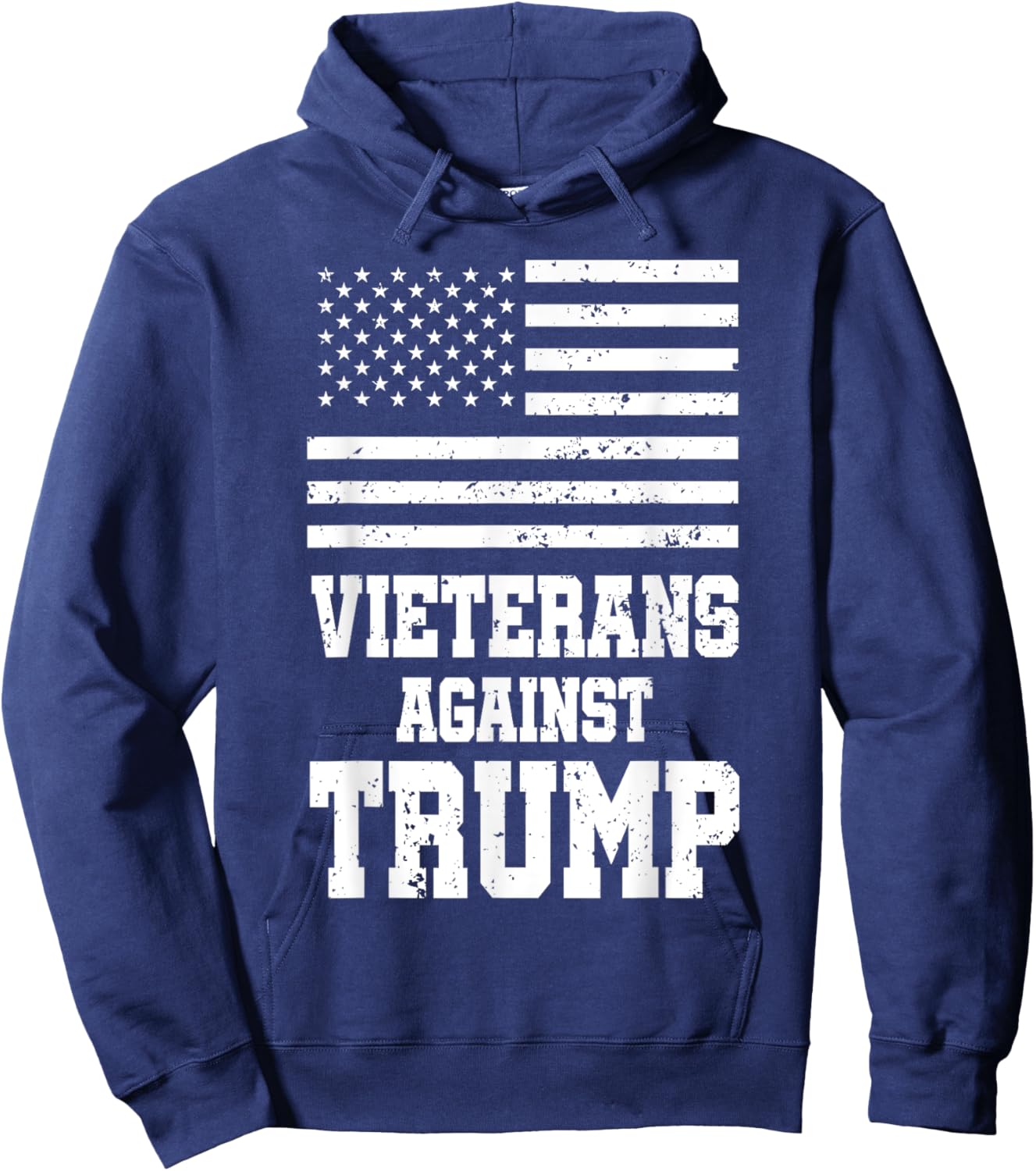 Veterans Against Trump Hoodie - Hoodie | Navy