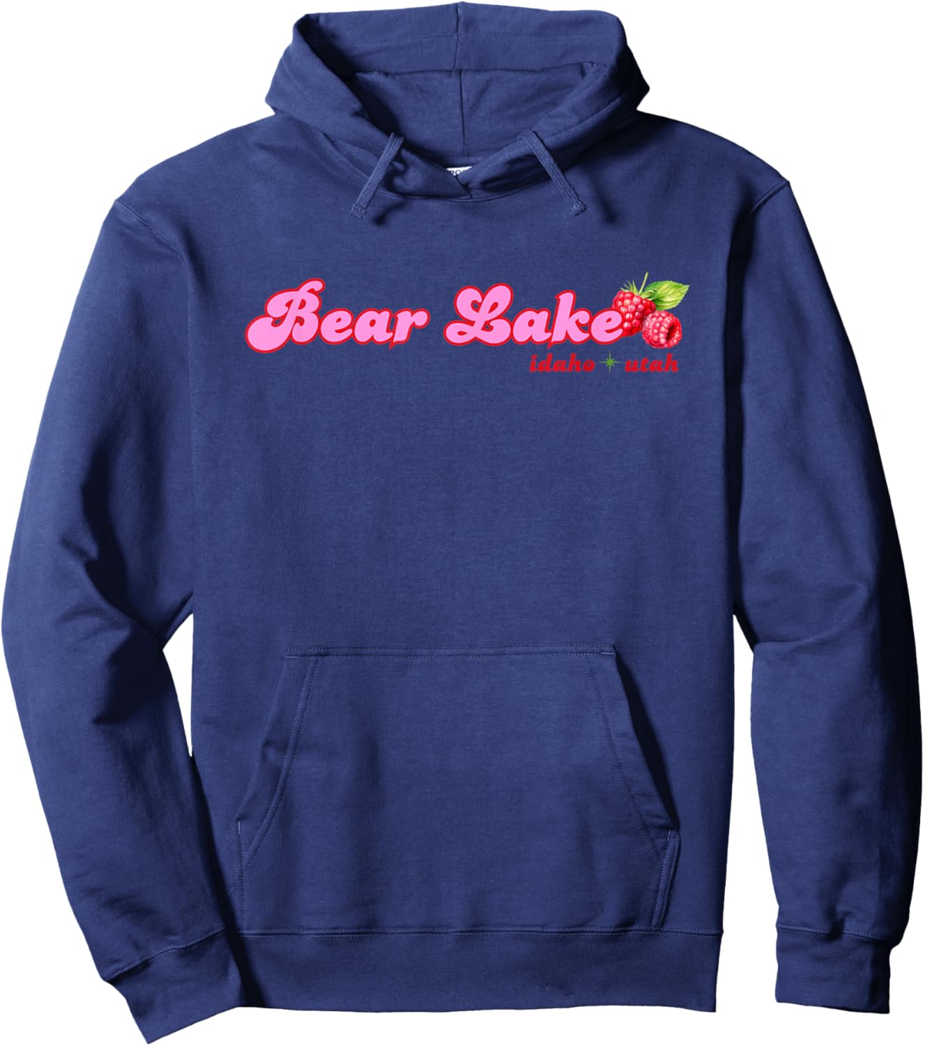 Bear Lake Utah Idaho Raspberries Hoodie - Hoodie | Navy
