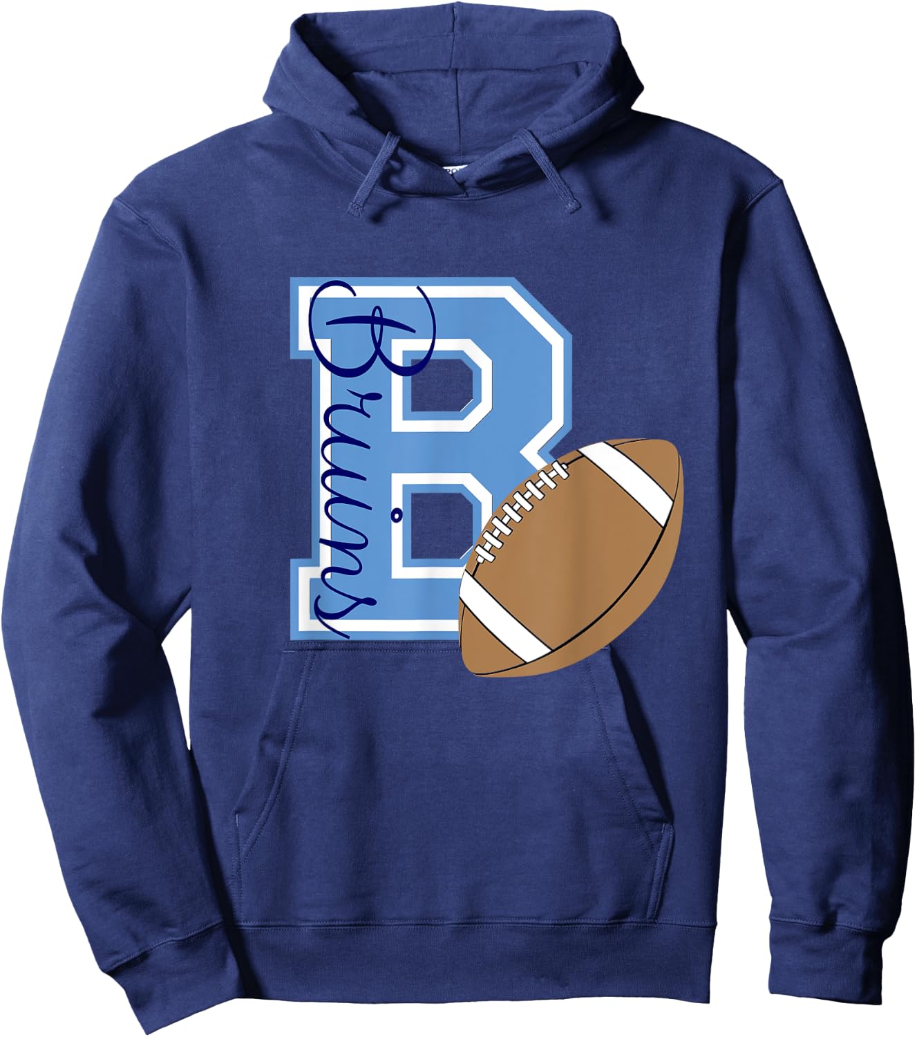 Bartlesville Bruins Football Hoodie - Hoodie | Navy