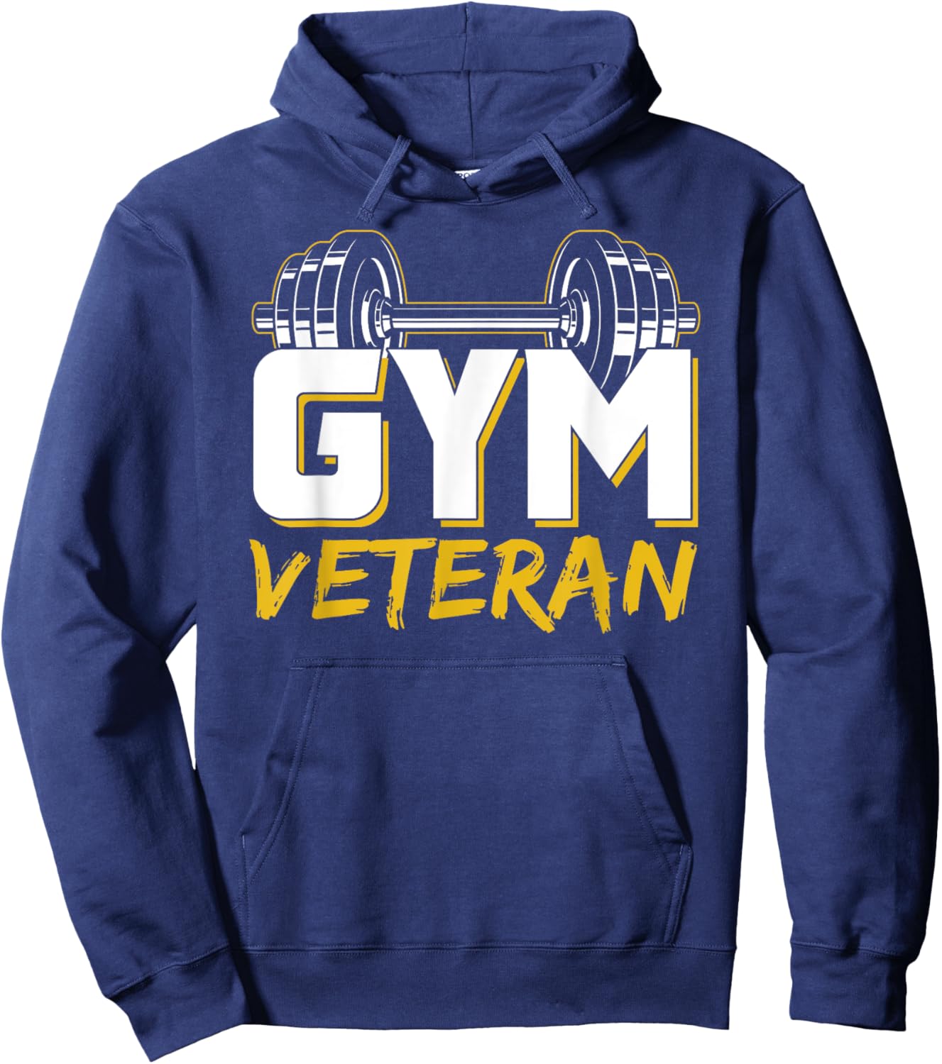Gym Veteran Train Workout Fitness Training Hoodie - Hoodie | Navy