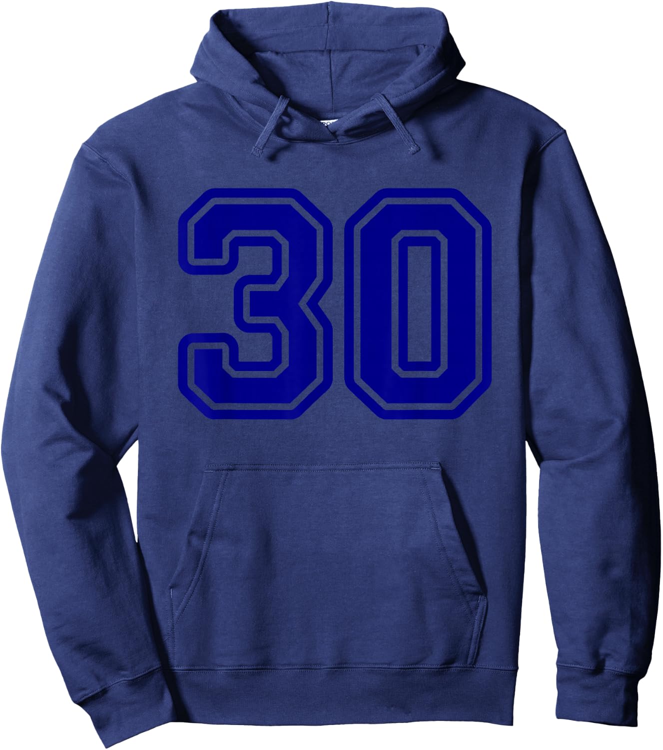 Number #30 Blue Favourite Number 30 Hoodie - Hoodie | Navy