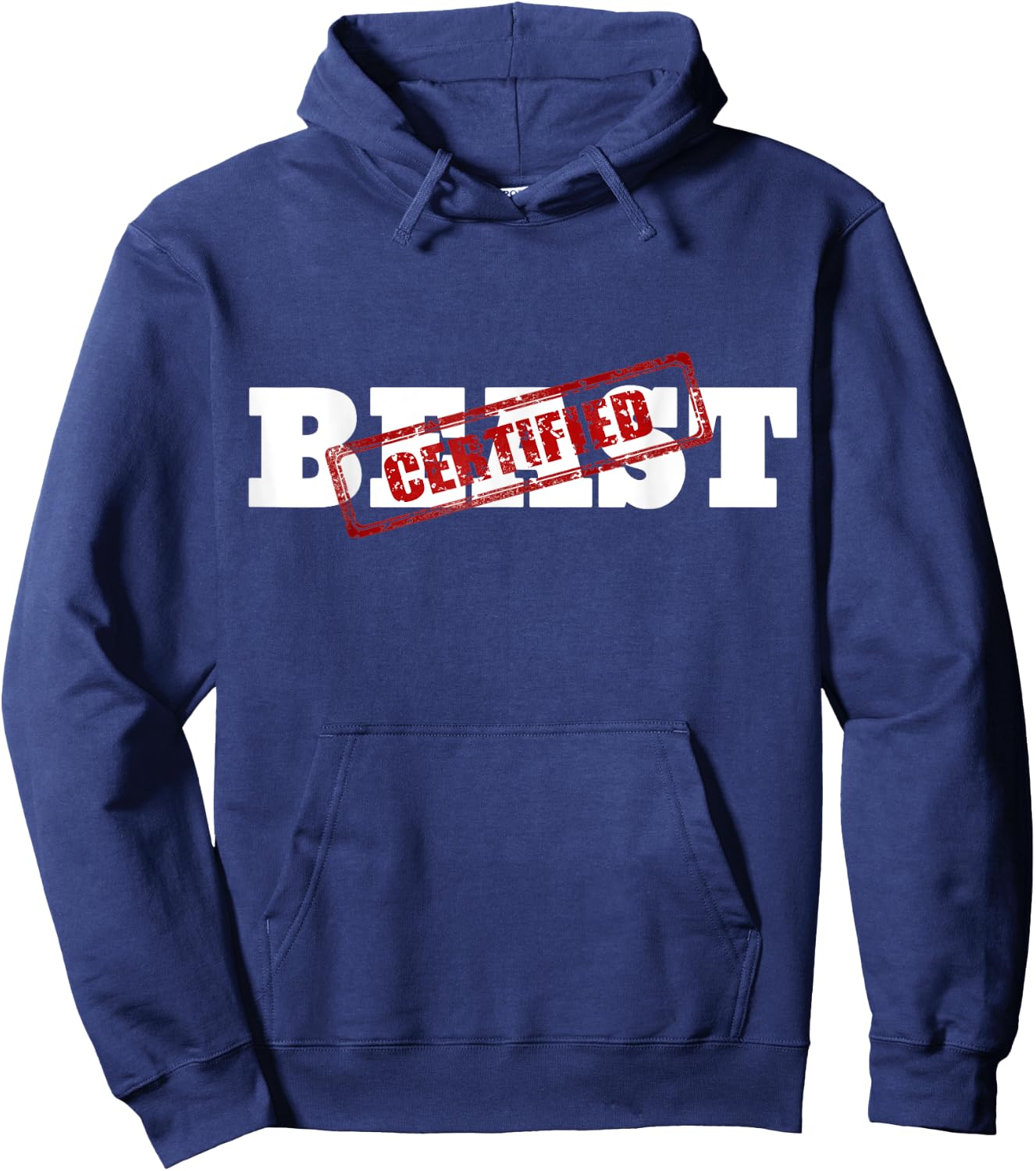 Certified BEAST Athletic Workout Fitness Hoodie - Hoodie | Navy