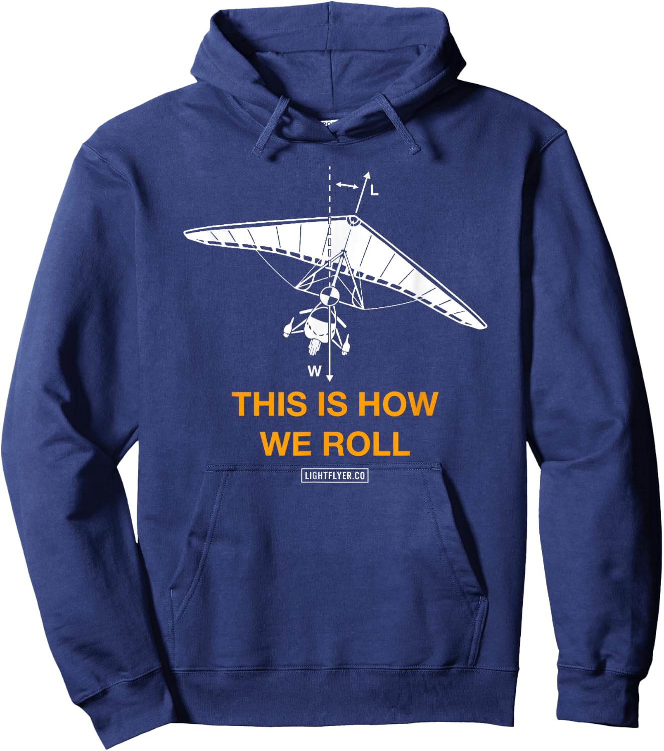 This Is How We Roll - Ultralight Trike Hoodie - Hoodie | Navy
