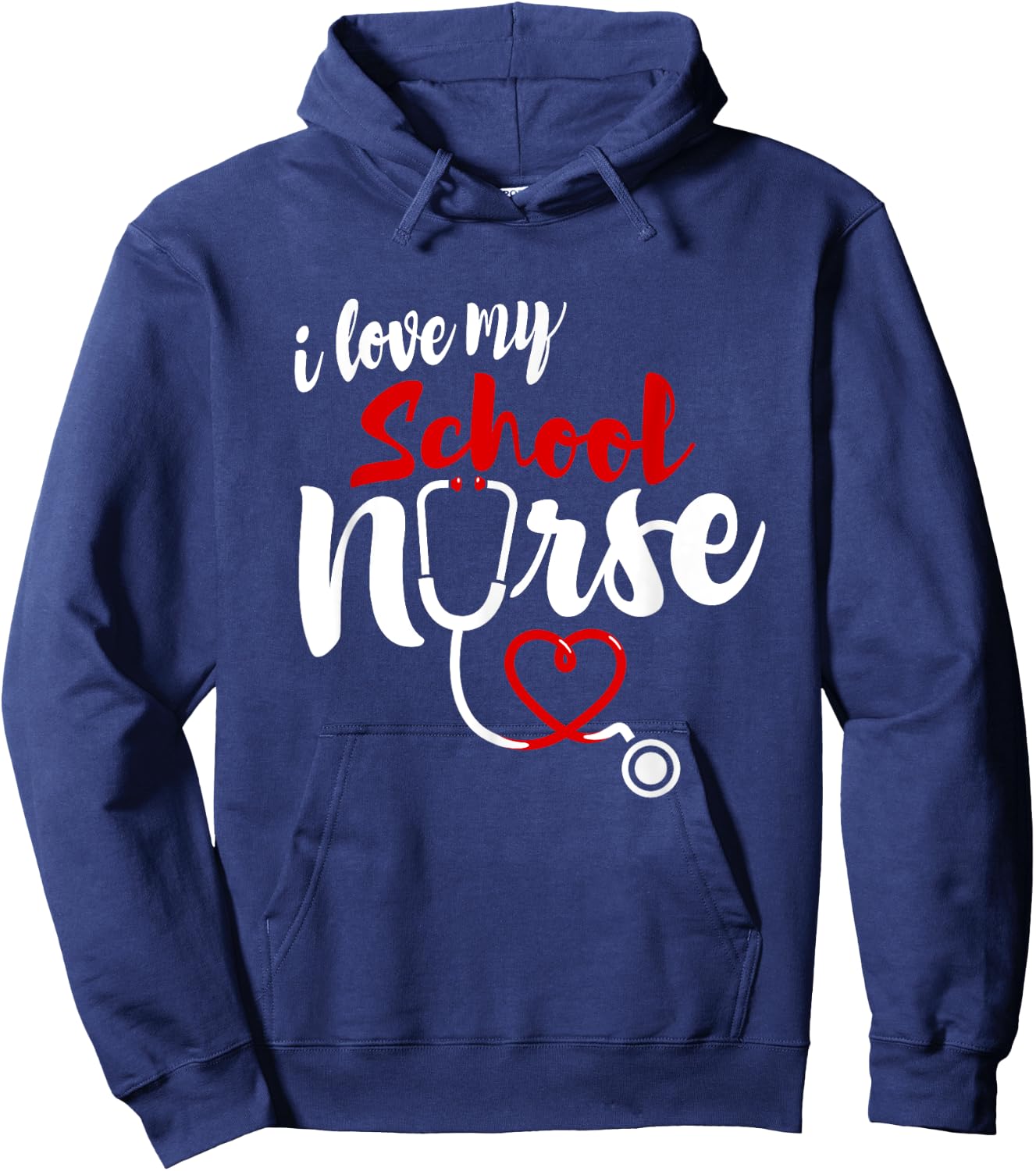 School Nurse Love Gifts | I love My Nurse Hoodie - Hoodie | Navy