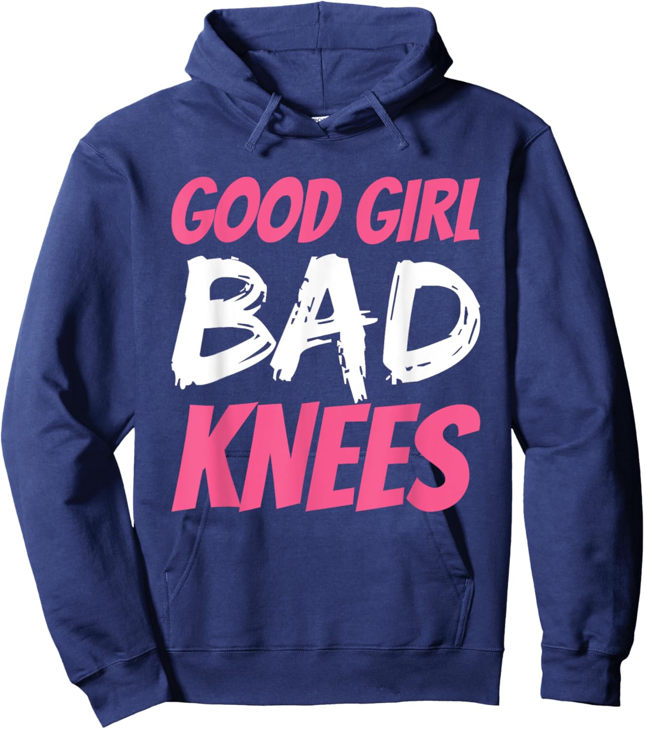 Good Girl Bad Knees Hoodie - Hoodie | Navy