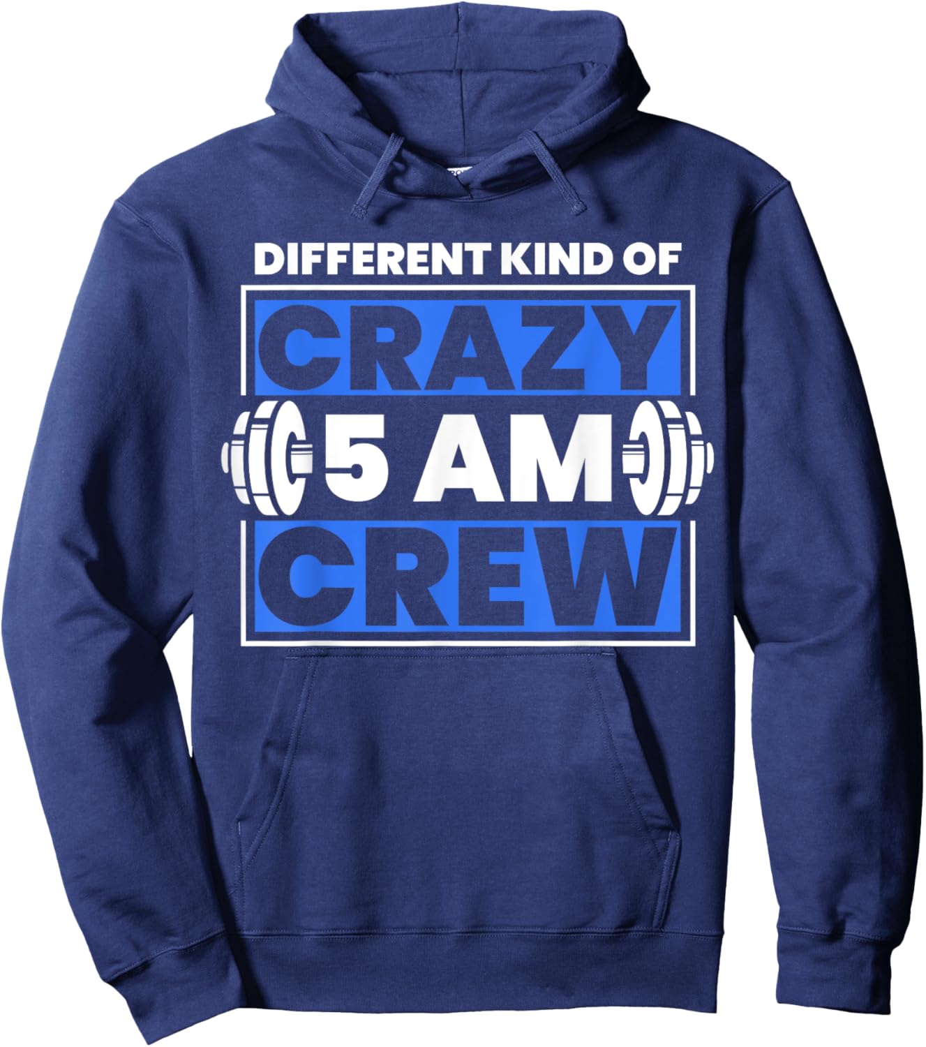 Workout Squad 5AM Crew Funny Hoodie - Hoodie | Navy