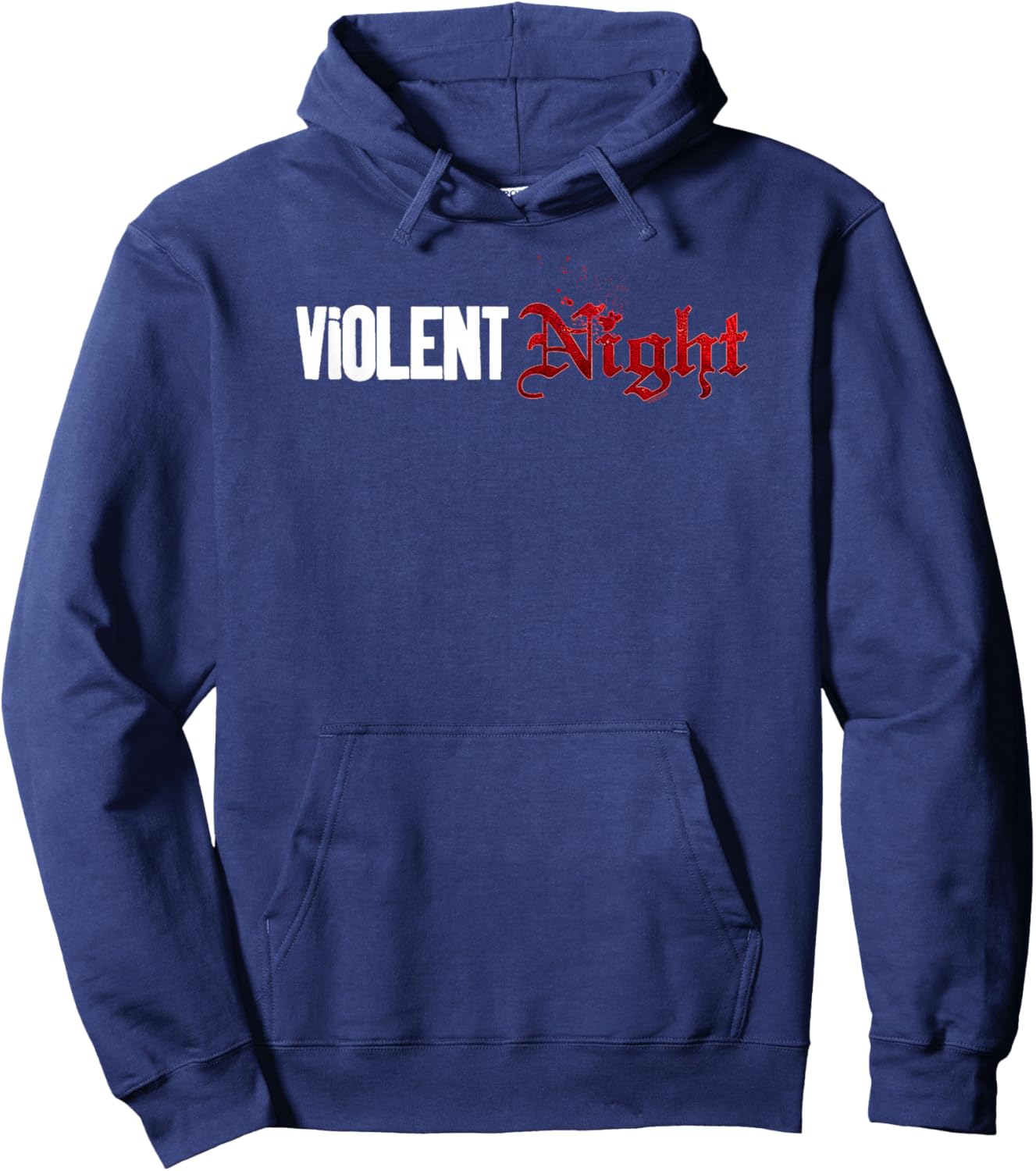 Violent Night Movie Logo Hoodie - Hoodie | Navy