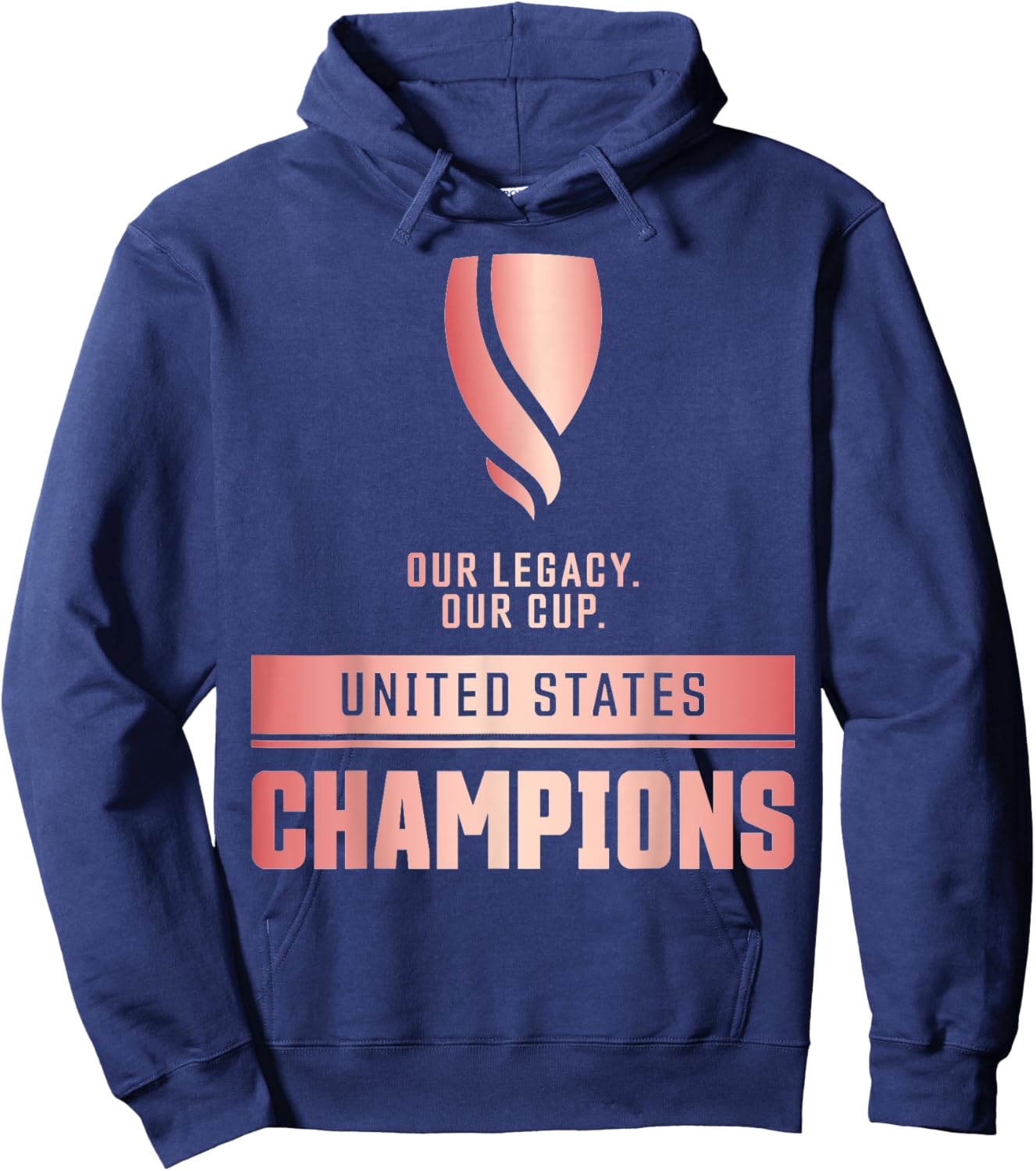 USA, Champions of the Gold-Cup W Hoodie - Hoodie | Navy