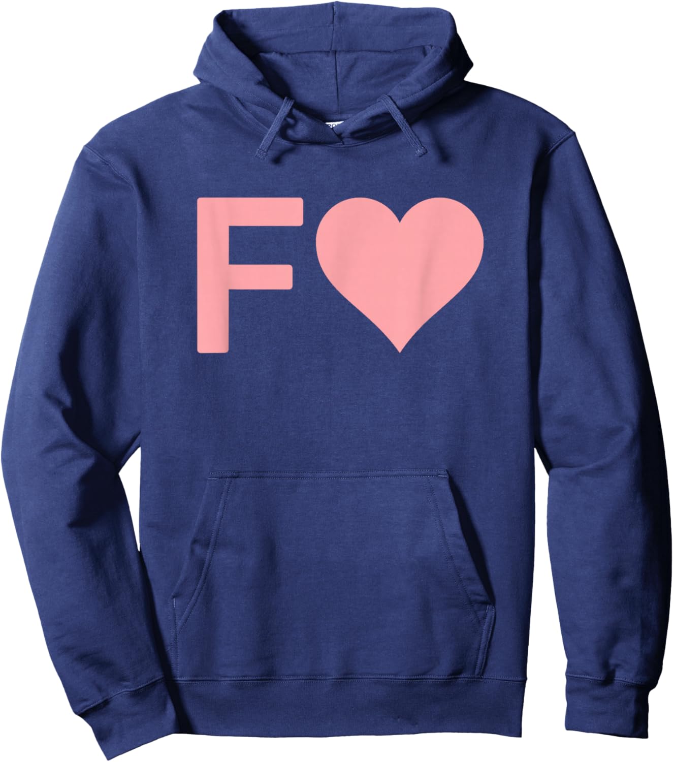Fart Heart | Funny Valentines Humor Hoodie - Hoodie | Navy
