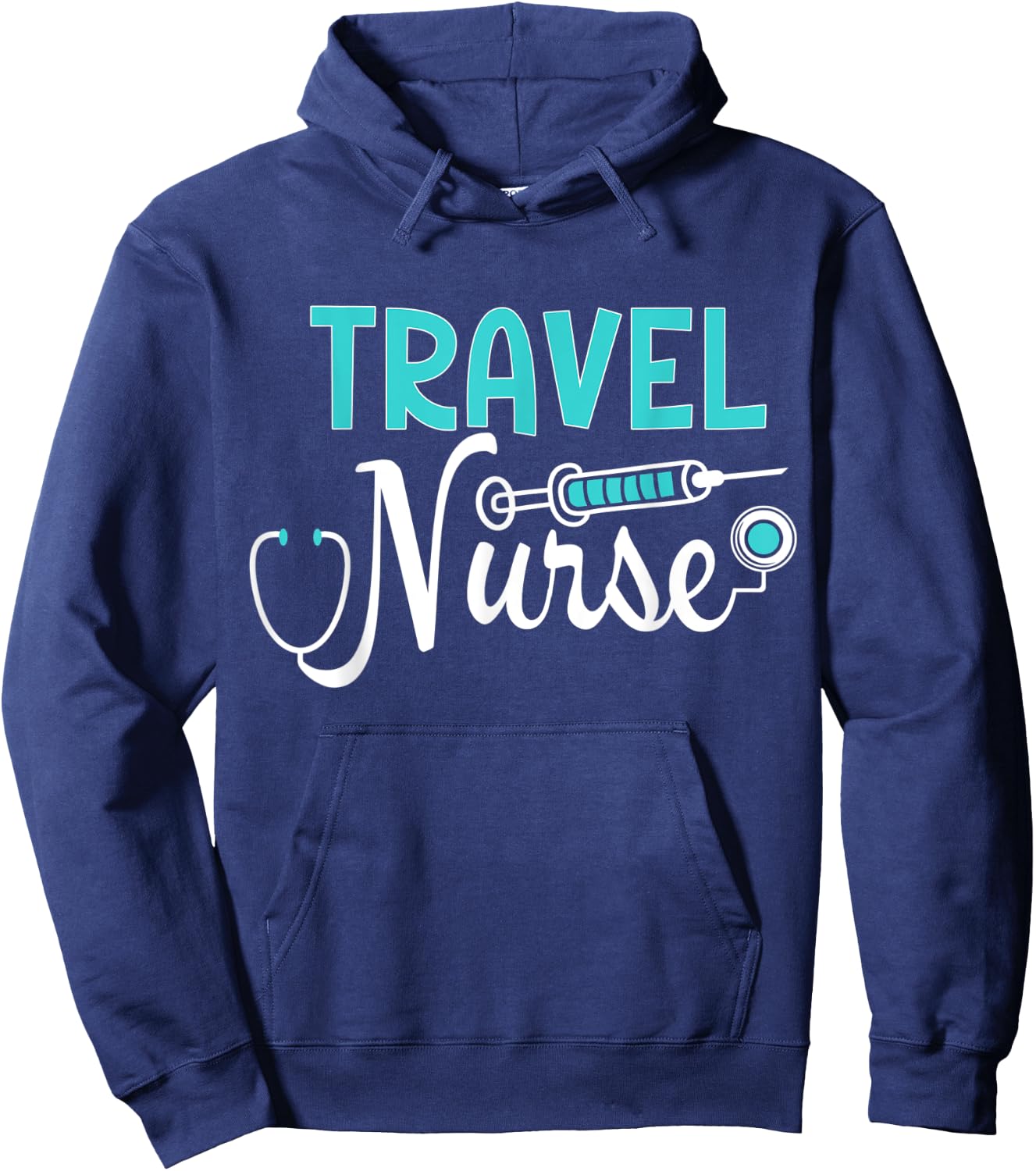 Proud Travel Nurse Shirt Cool Mother of Nurse Hoodie - Hoodie | Navy