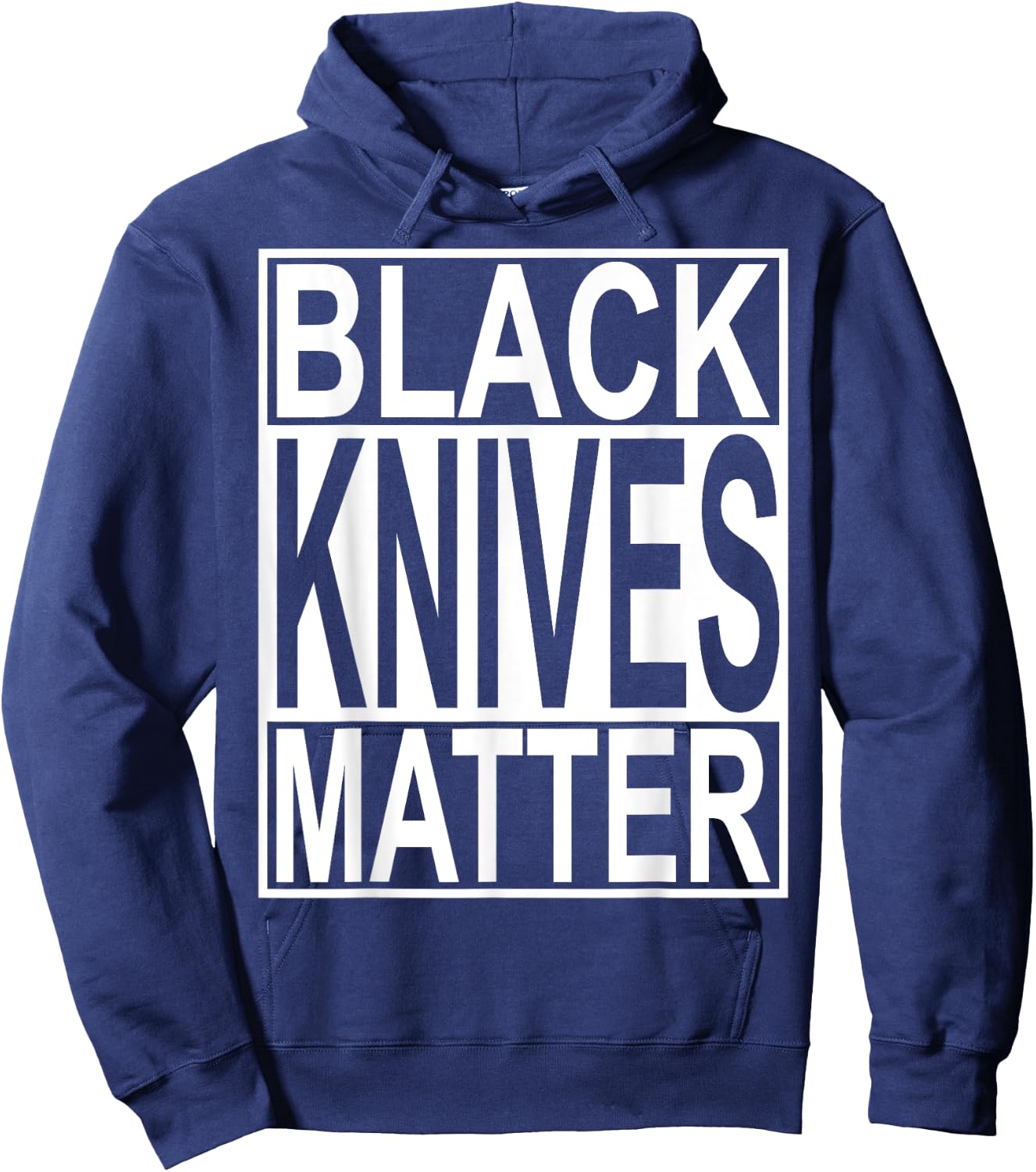 Black Knives Matter Hoodie - Hoodie | Navy