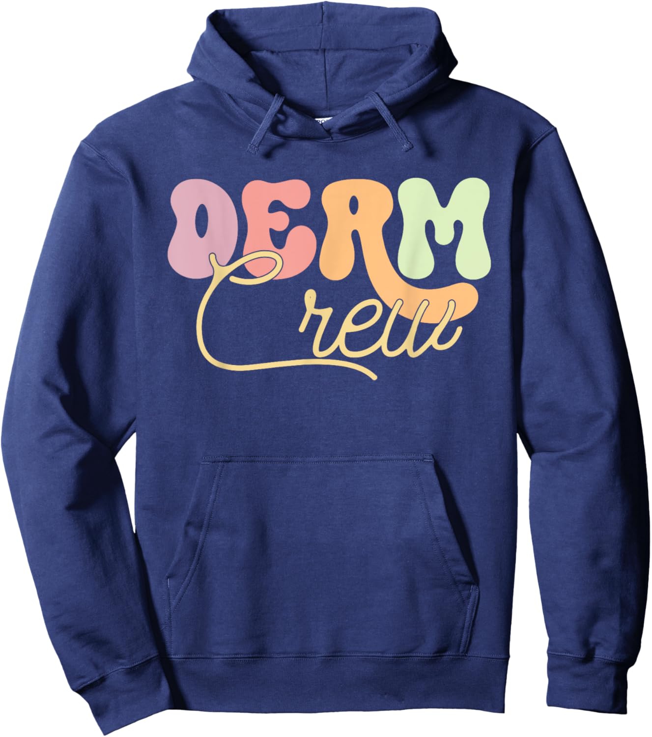 Derm Crew Dermatologist Dermatology Squad Retro Hoodie - Hoodie | Navy