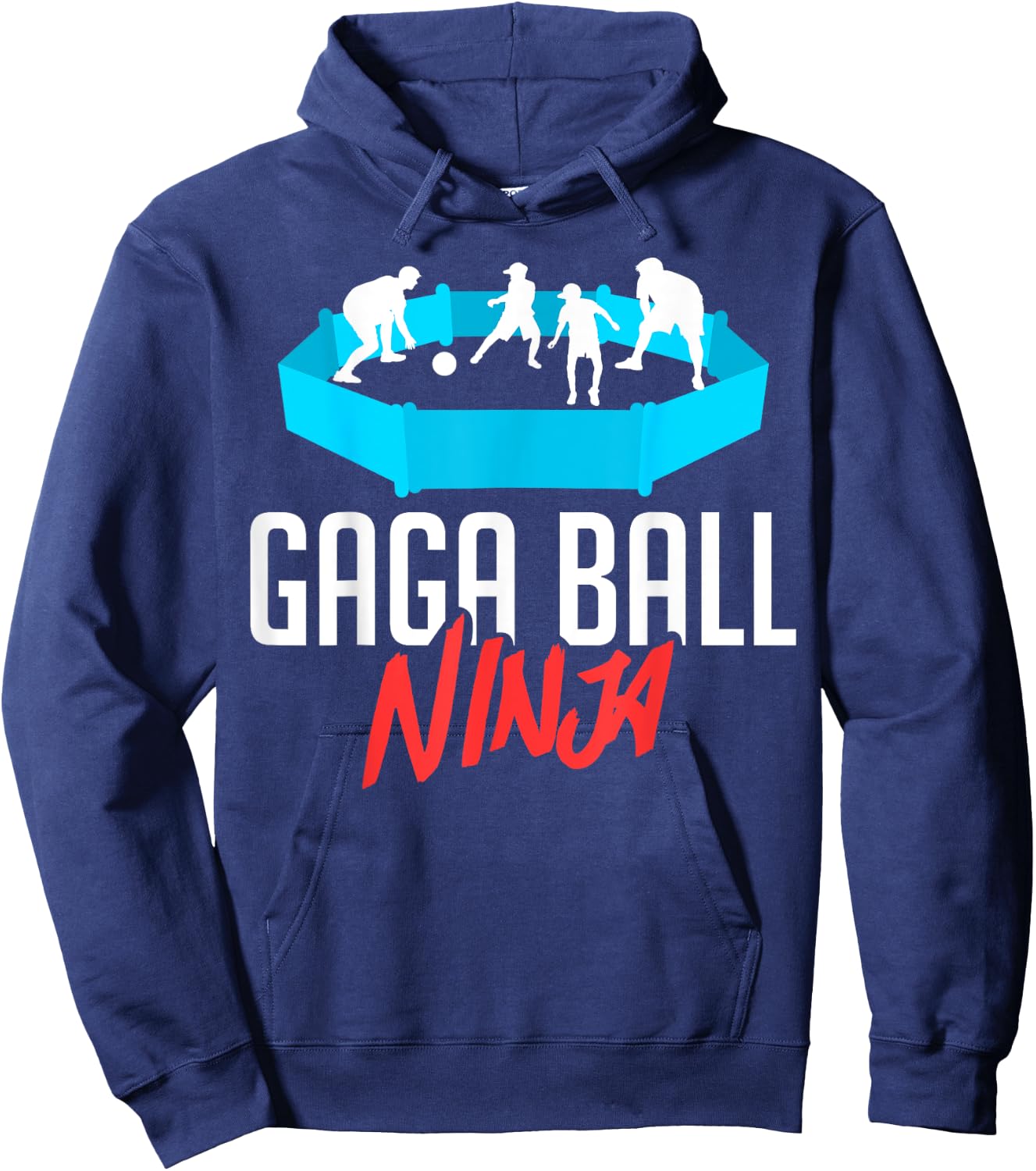 Gaga Ball Pit Kit Dodgeball Game Hoodie - Hoodie | Navy