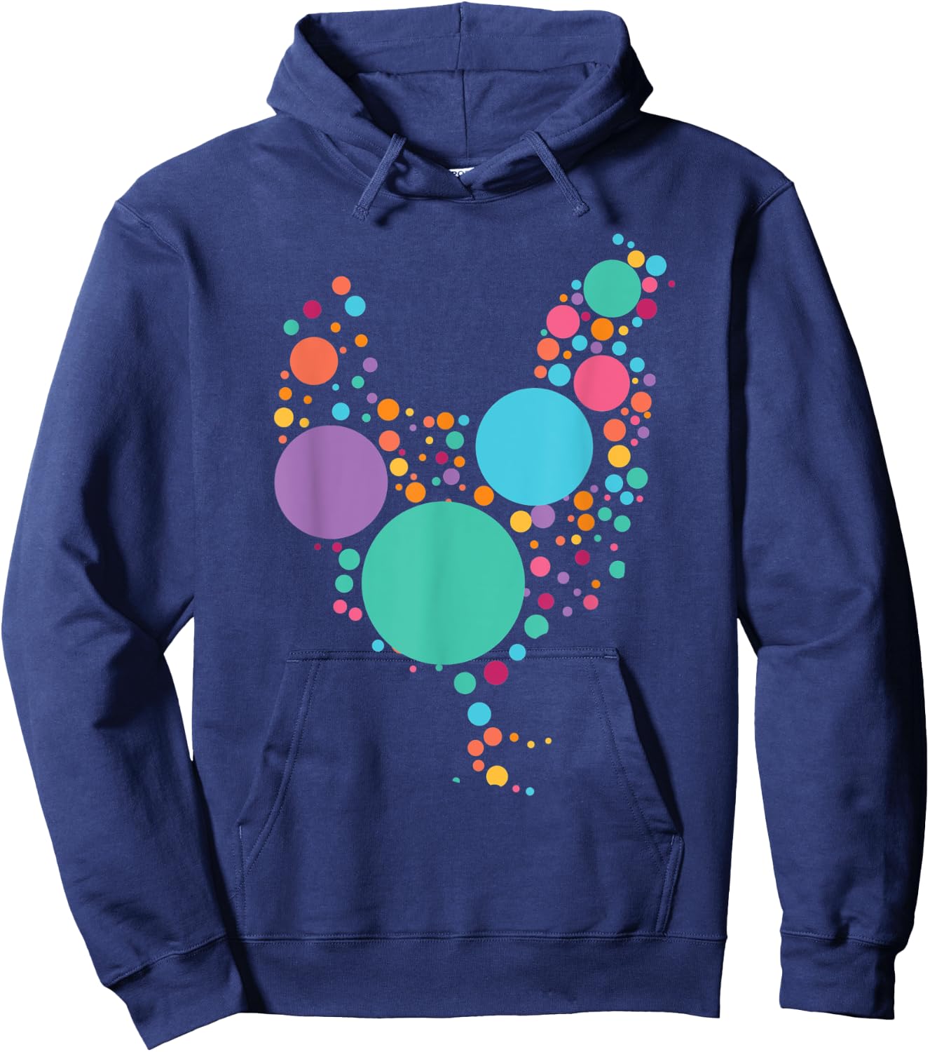 Polka Dot Day Chicken International Dot Day Hoodie - Hoodie | Navy