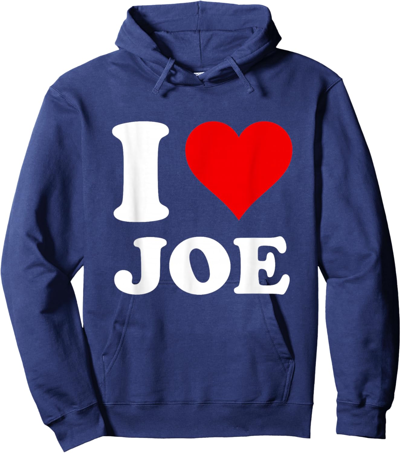 I Love Joe Hoodie - Hoodie | Navy