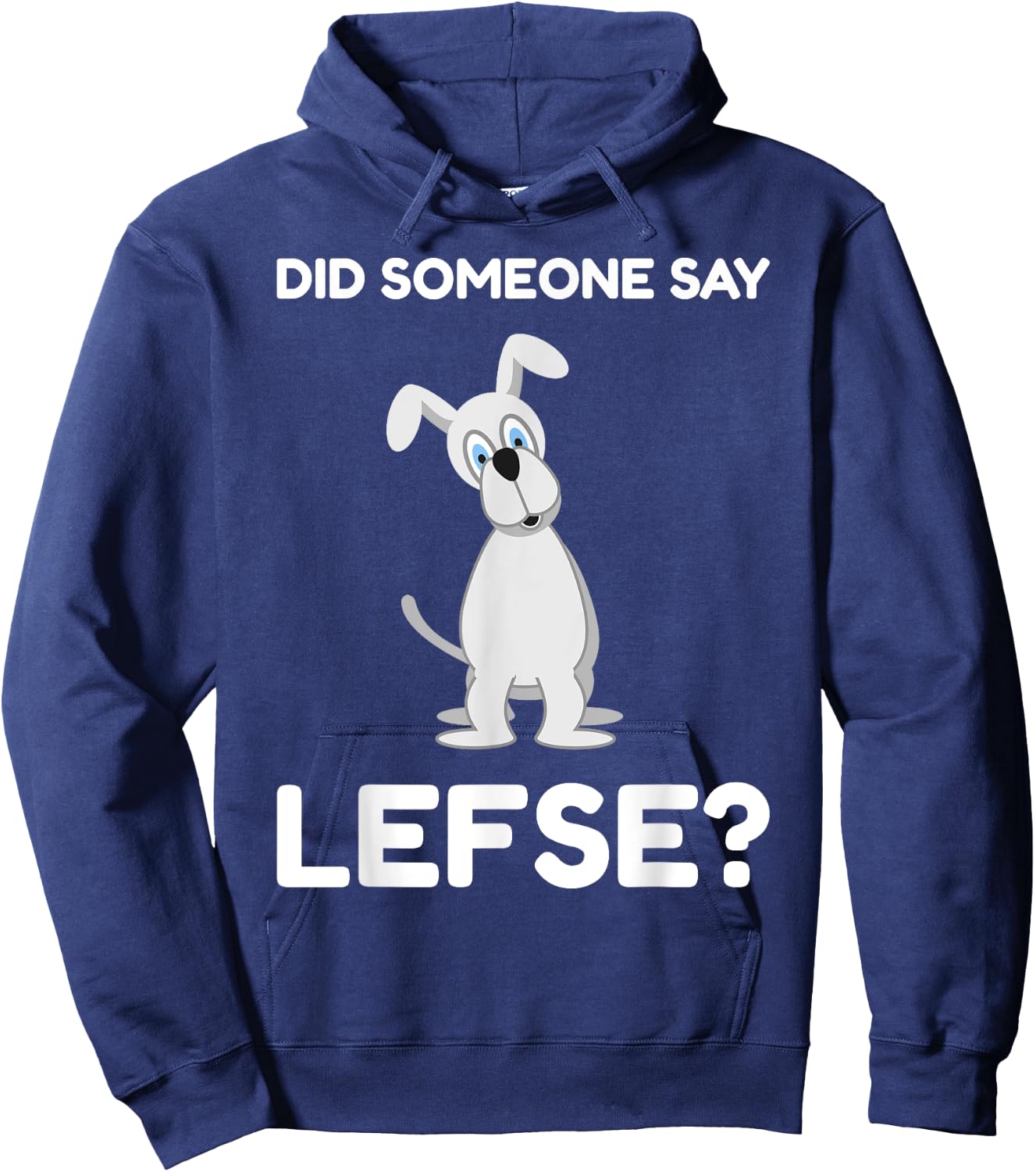 I Love Lefse Funny Norwegian Norway Norge Gift Hoodie - Hoodie | Navy