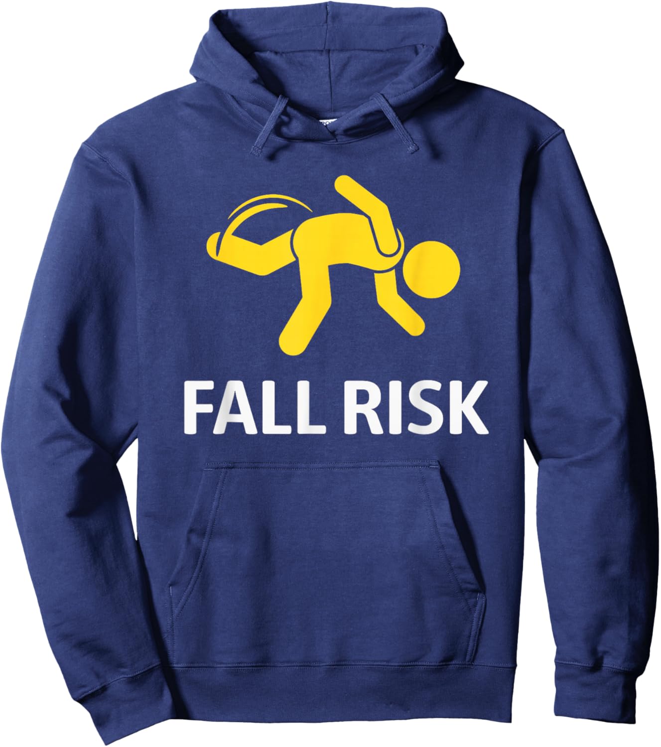 Fall Risk Balance Issues Funny Fall Risk Hoodie - Hoodie | Navy