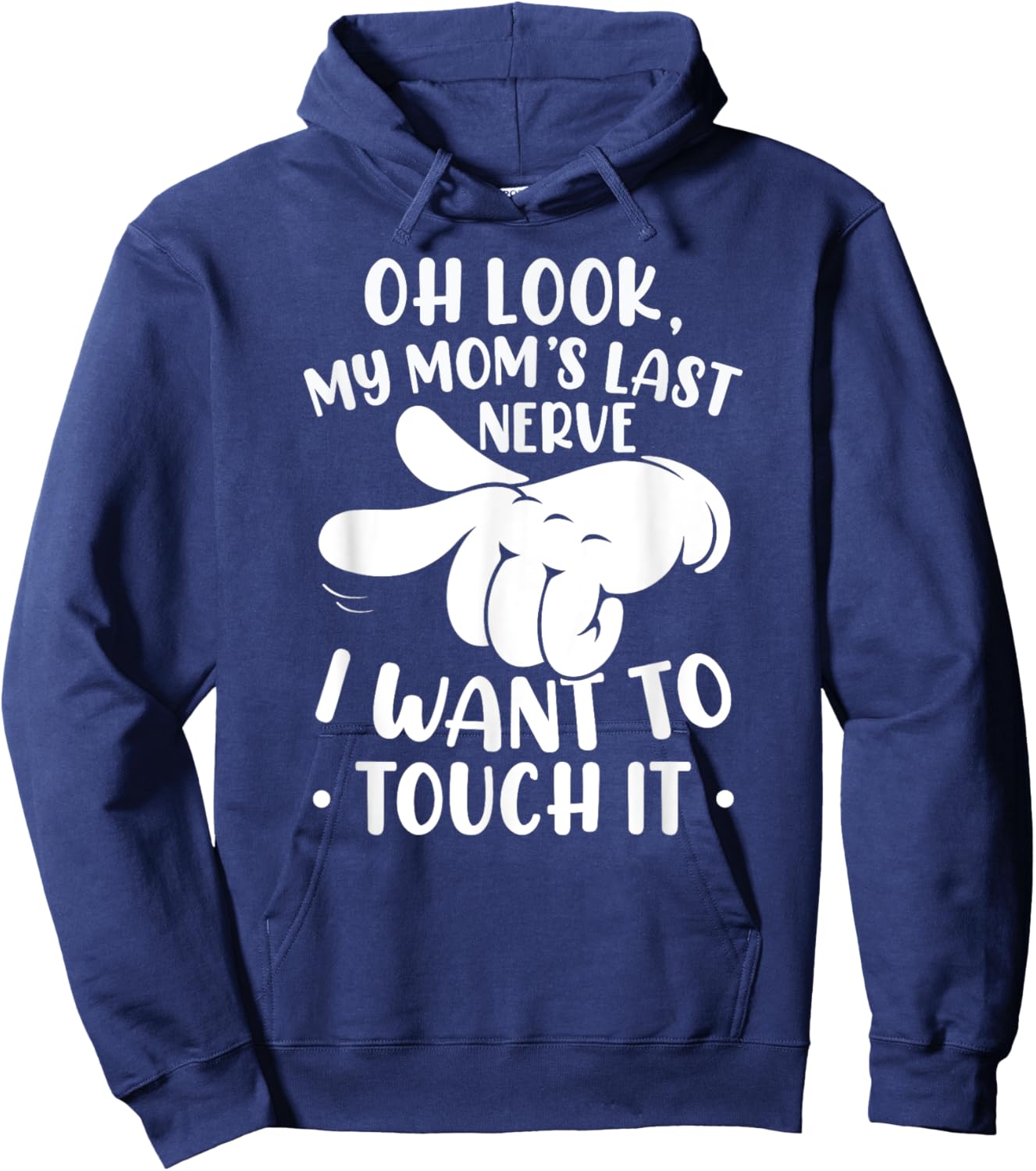 Mama's Last Nerve Funny Saying Hoodie - Hoodie | Navy