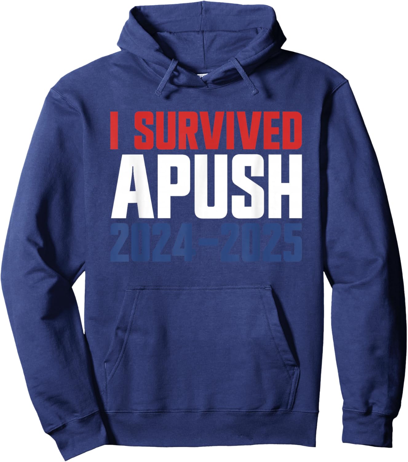 I Survived APUSH 2024-2025 AP US History Apush Hoodie - Hoodie | Navy