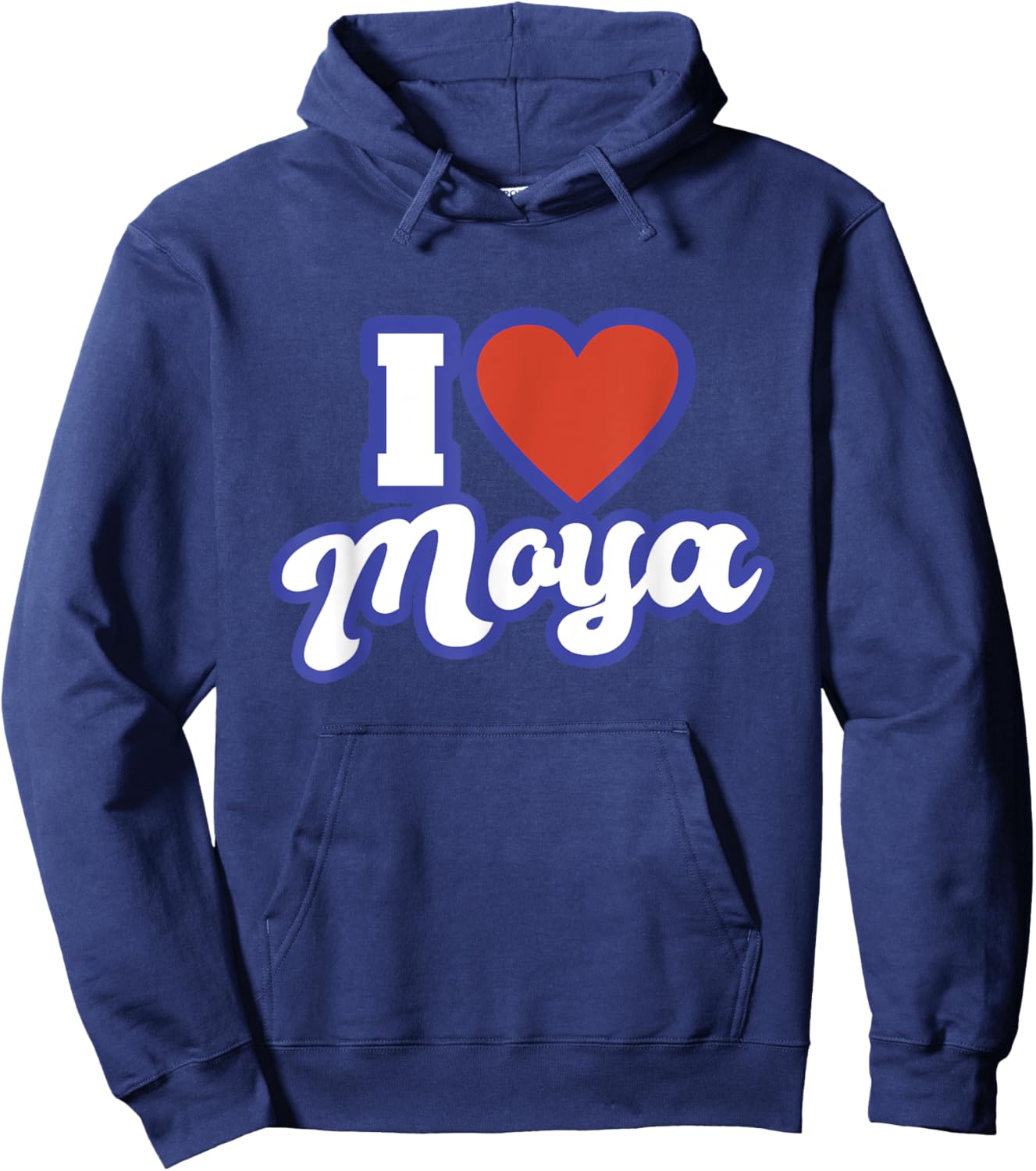 I Love Moya Hoodie - Hoodie | Navy