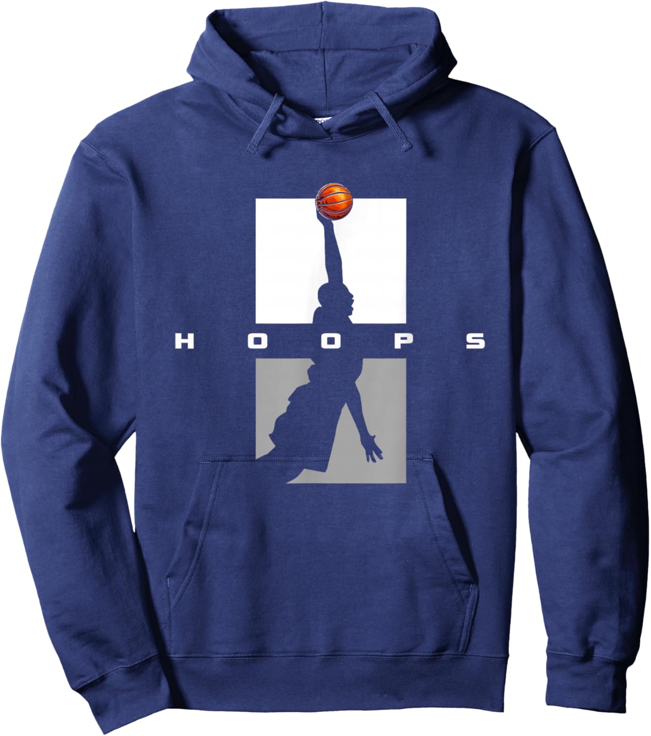 Hoops Basketball Apparel - Basketball Hoodie - Hoodie | Navy