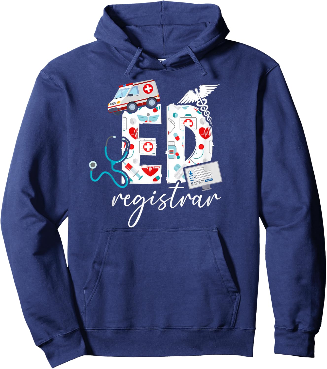 ED Registrar Patient Registration Appreciation Hoodie - Hoodie | Navy