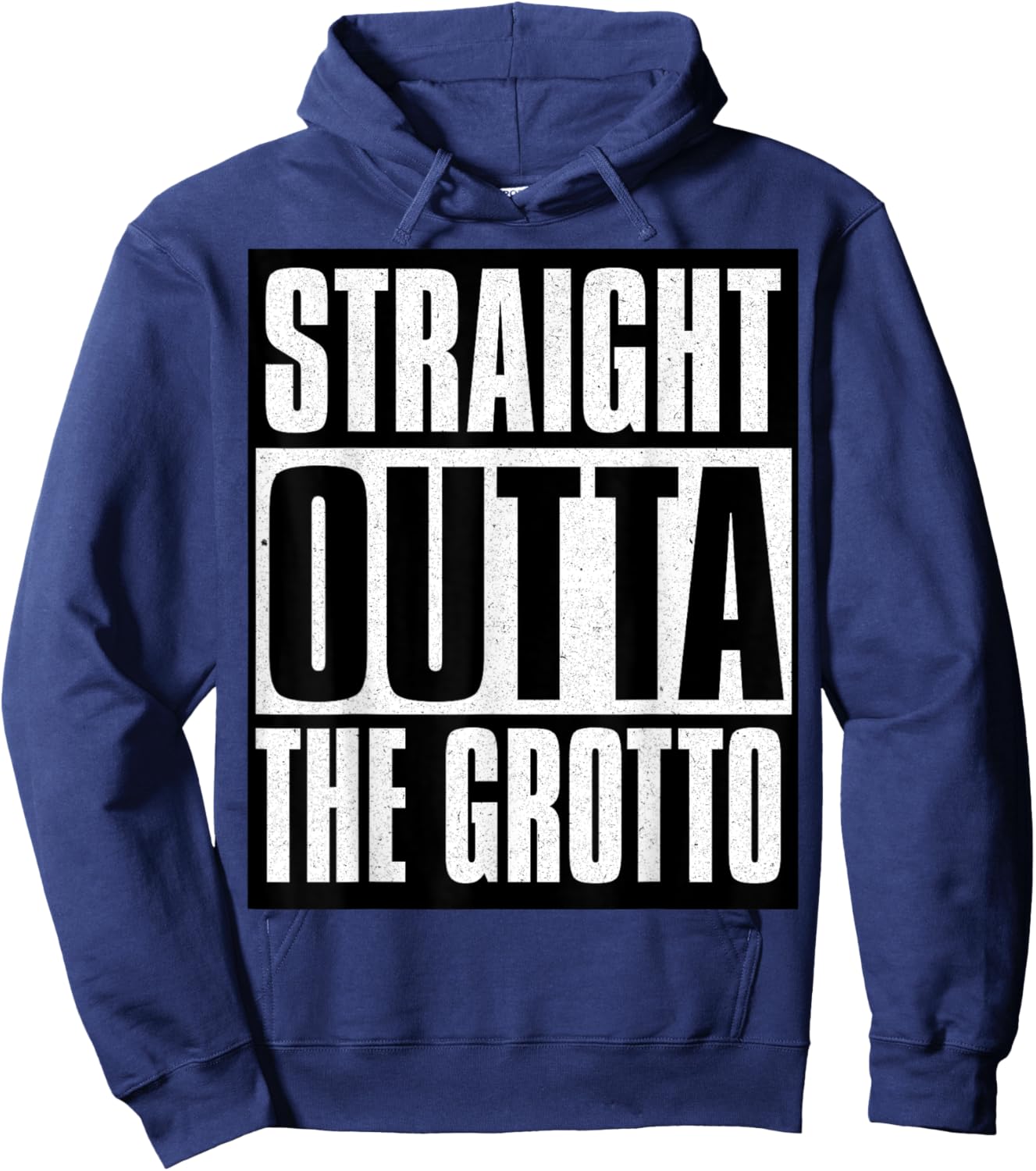 Straight Outta The Grotto Hoodie - Hoodie | Navy