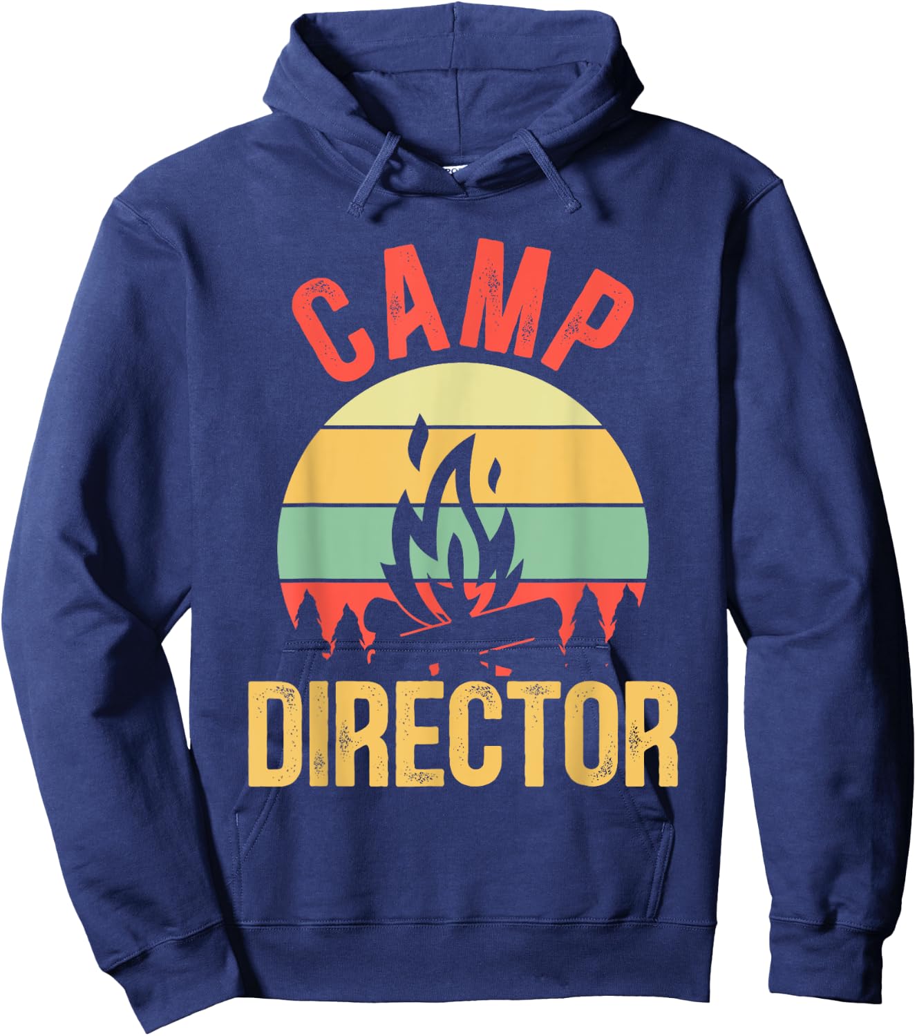 Summer Camp Director Counselor Camper Hoodie - Hoodie | Navy