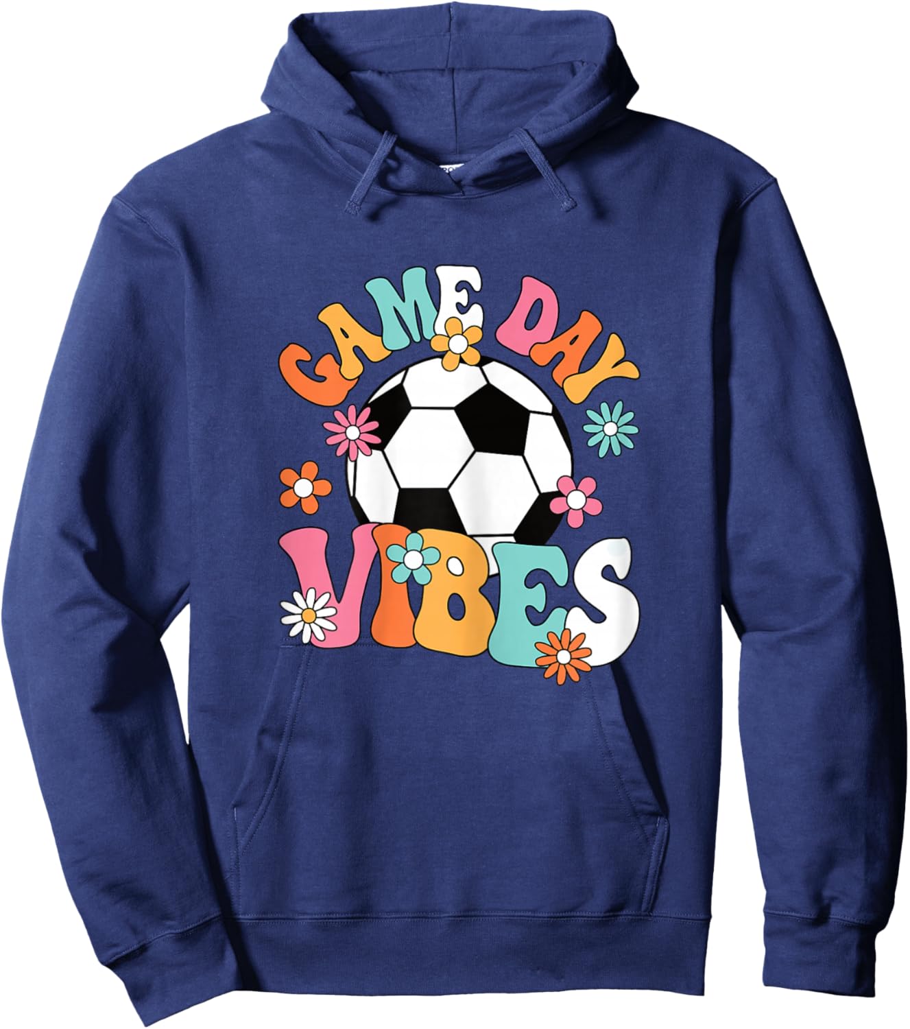 Soccer Game Day Soccer Player Women Girls Hoodie - Hoodie | Navy