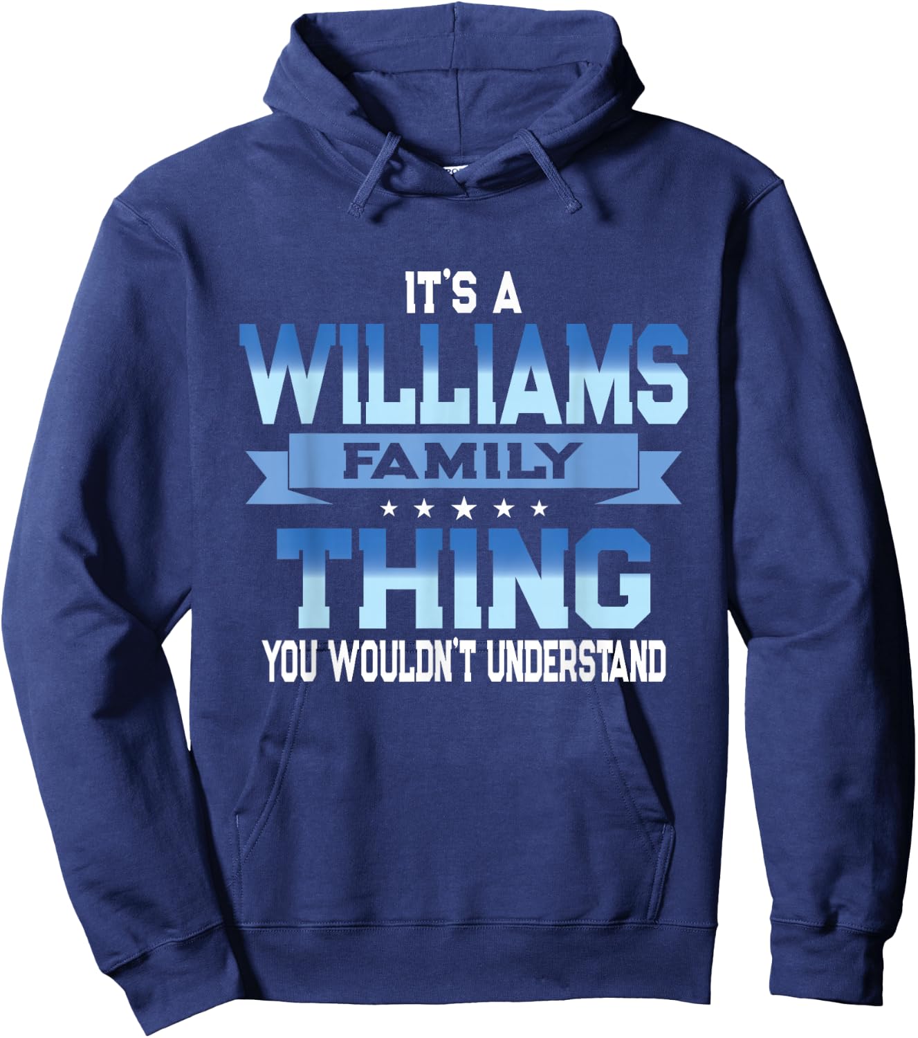 Funny Williams Family Reunion Matching Vacation Hoodie - Hoodie | Navy